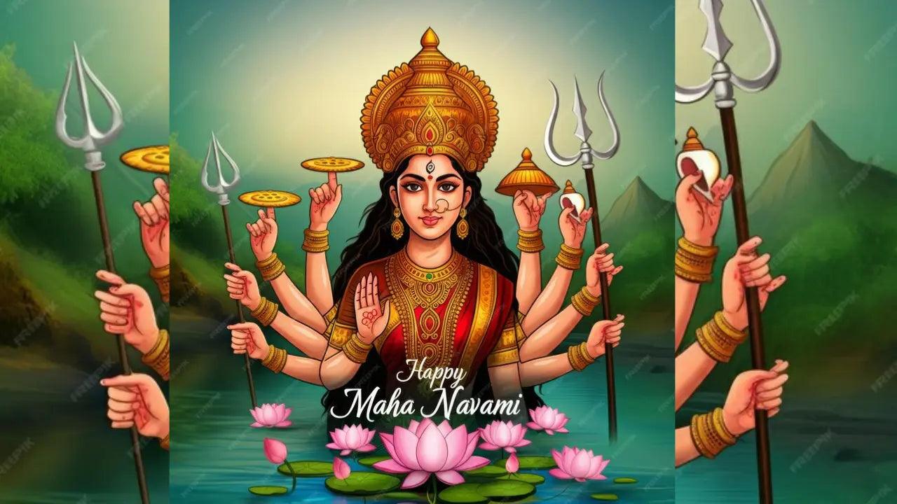 Celebrate the Power of Maha Navami with Heartfelt Wishes in English and Hindi Clayful Homes