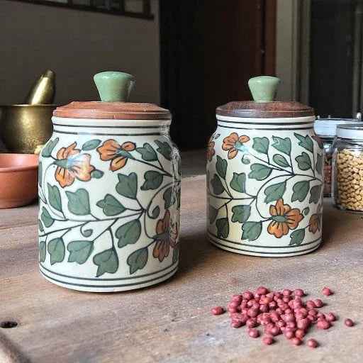 Mughal Bageecha Jar (Set of 1)