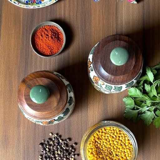 Mughal Bageecha Jar (Set of 1)