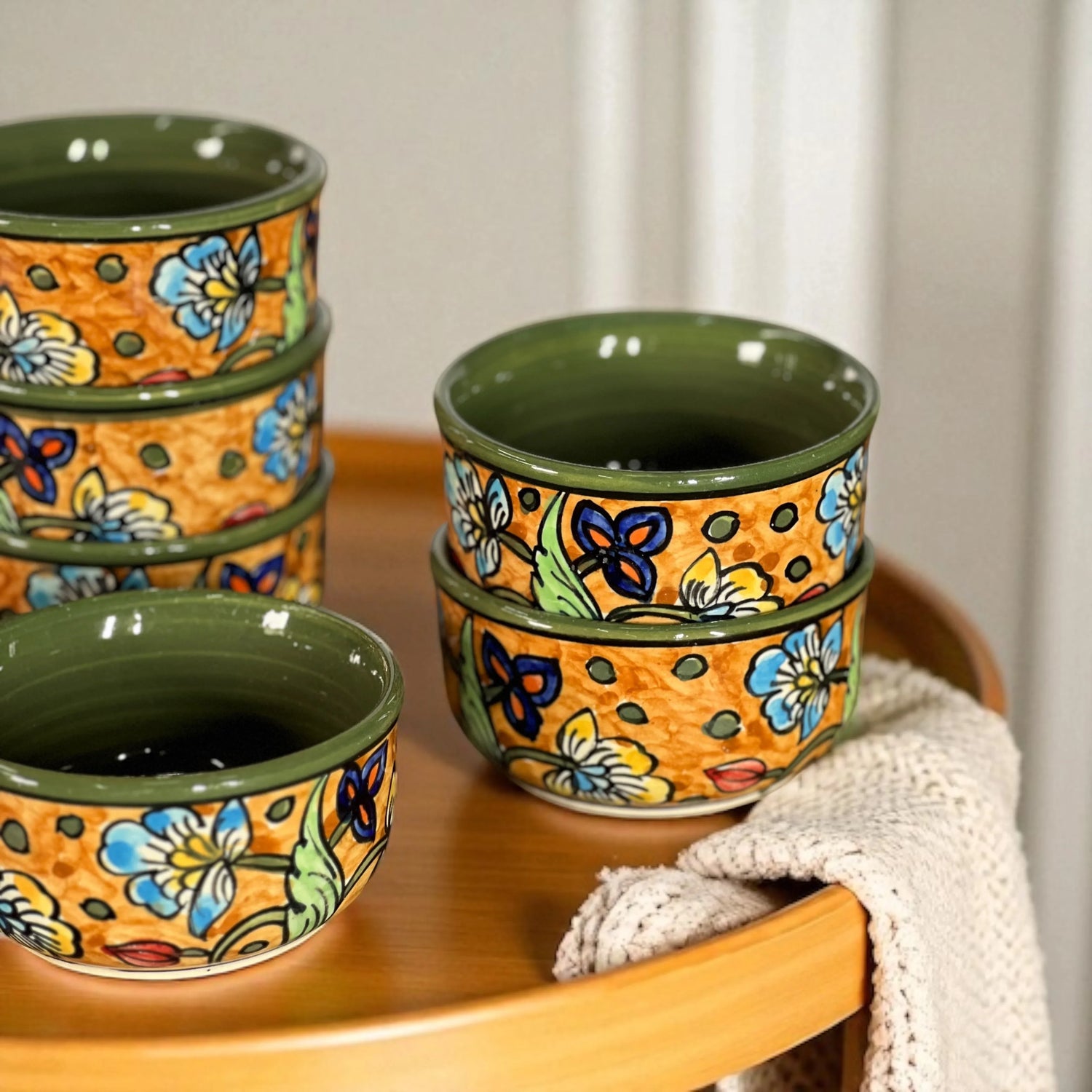 Orient Ceramic Soup Bowls Set of 6 - Clayful Homes