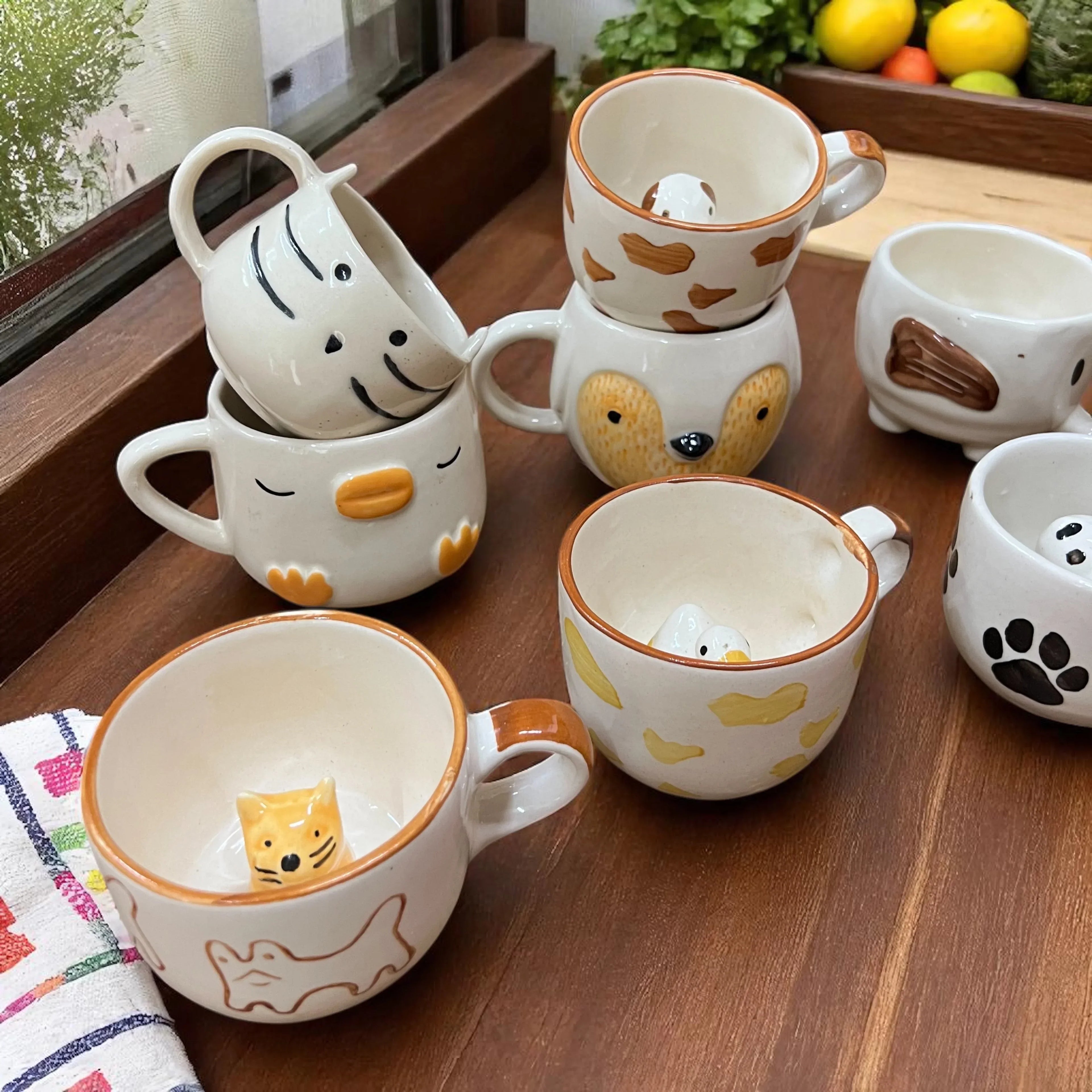 Animal Kingdom Mugs (Get 11 for price of 9) - Clayful Homes