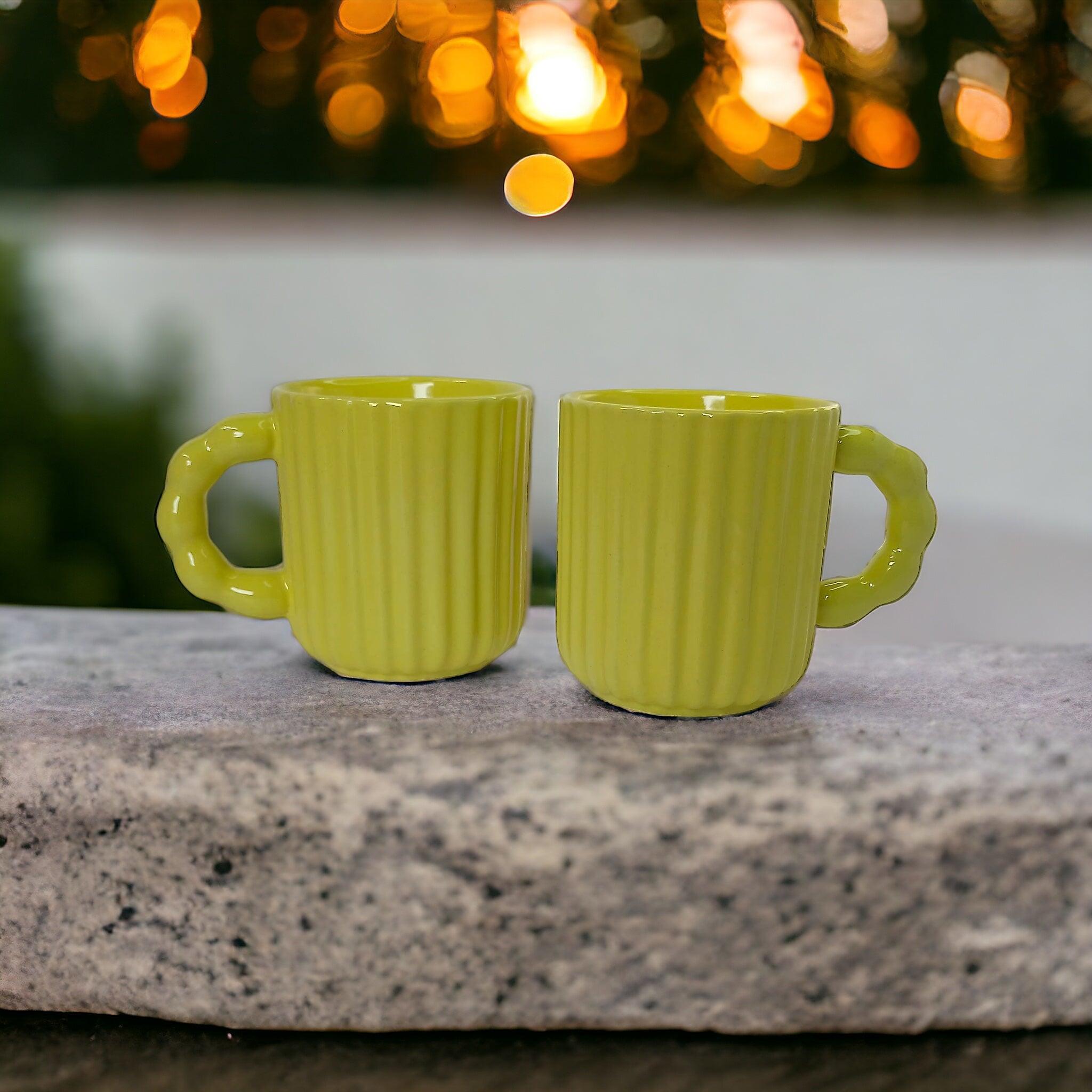 Mustard Bracelet Mug - Clayful Homes