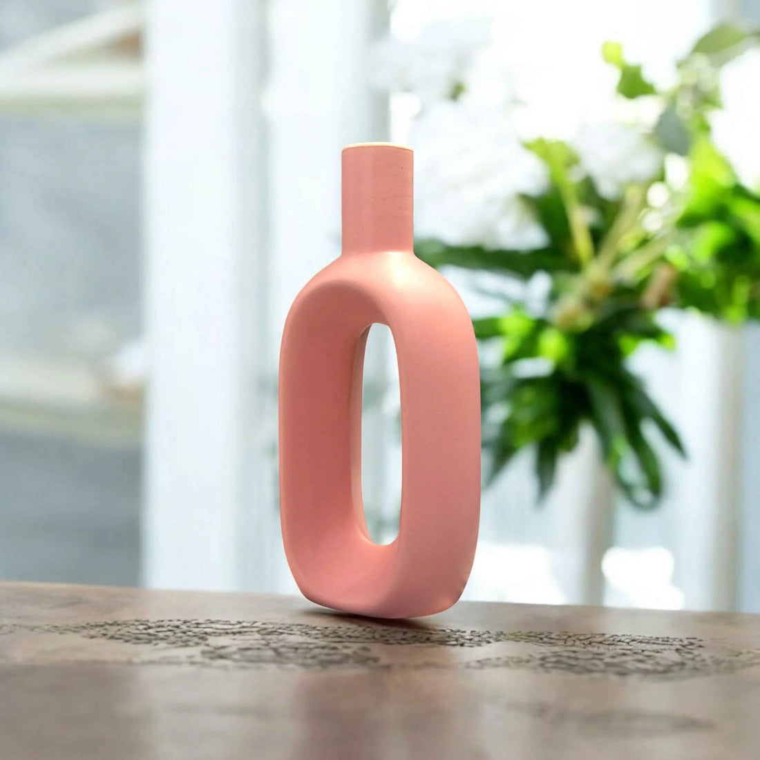 Hollow Pink Vase