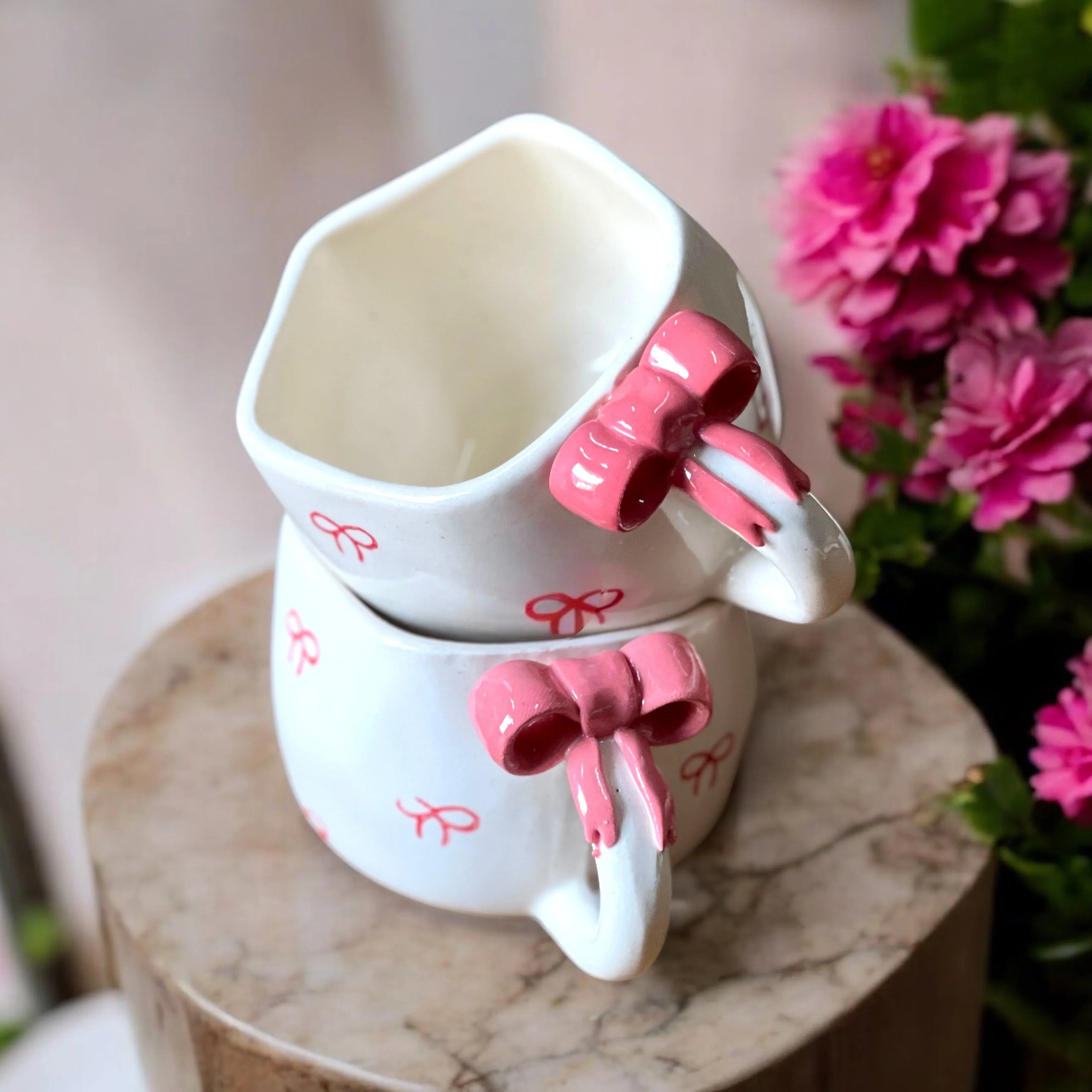 Bow Down Mugs Set of 6 - Clayful Homes