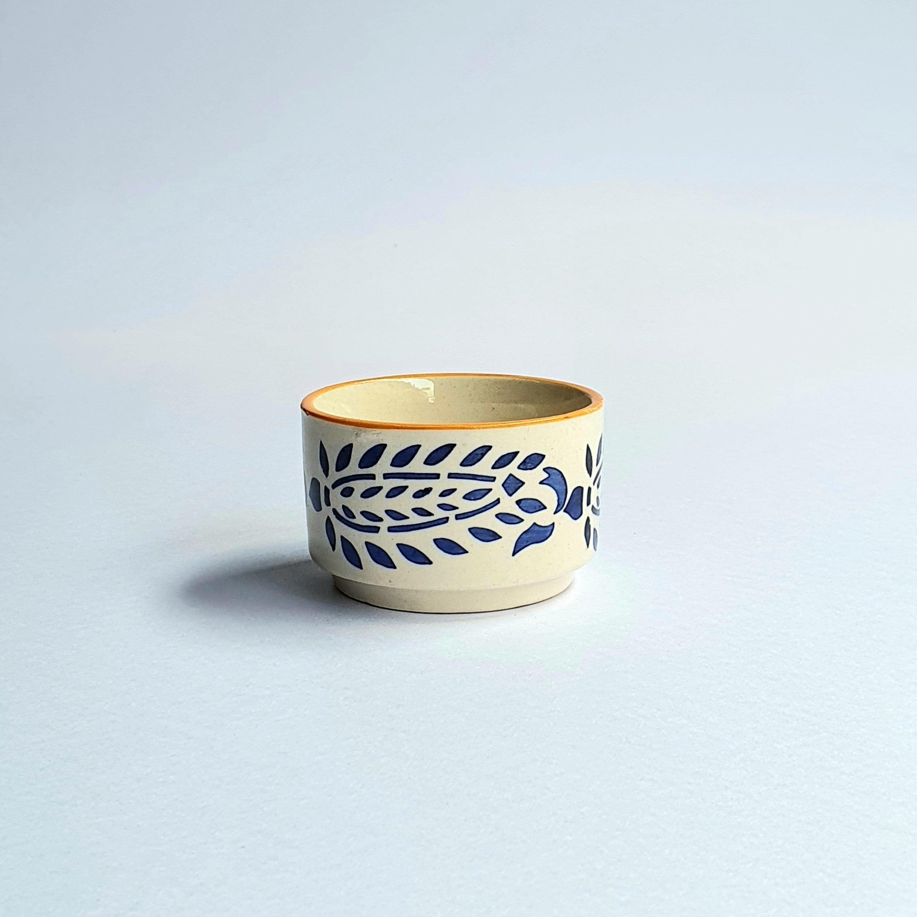 Umrao Yellow Chutney Katoris /Bowls - Clayful Homes