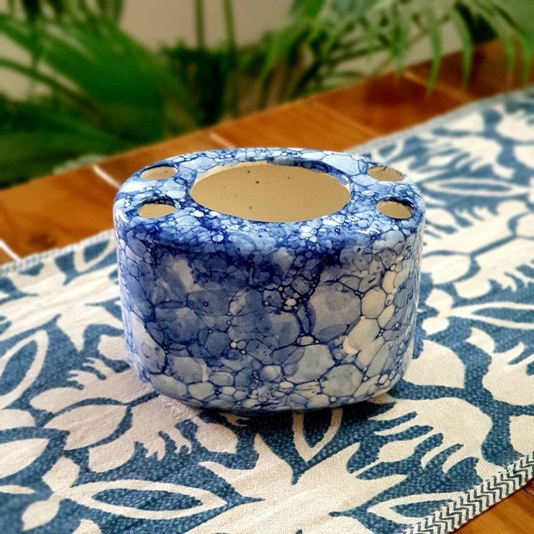 Blue Luster Bathroom Set - Clayful Homes