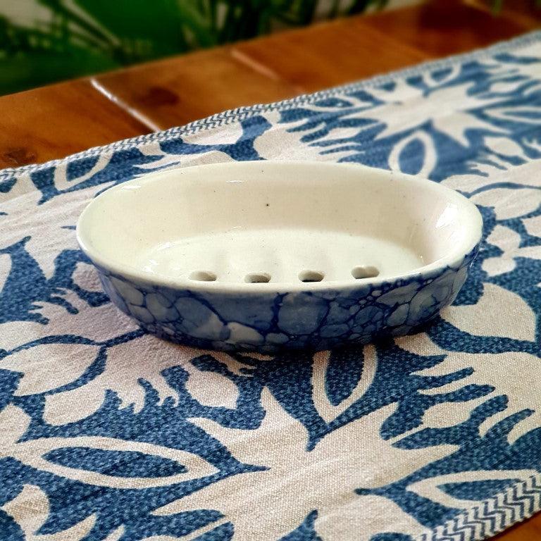 Blue Luster Bathroom Set - Clayful Homes