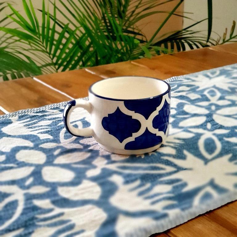 Two Royal Blue Teapot Set - Clayful Homes