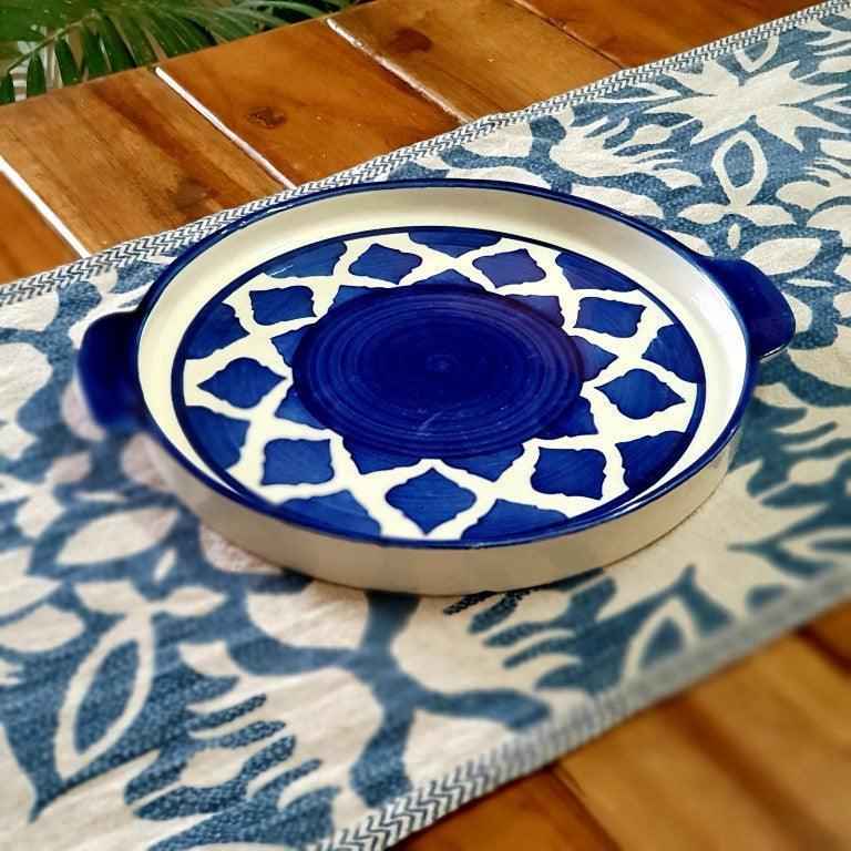 Two Royal Blue Teapot Set - Clayful Homes