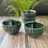 Ceramic Dinner Bowls/Katoris (Green, Set of 4/6, Large, 250ML) - Clayful Homes
