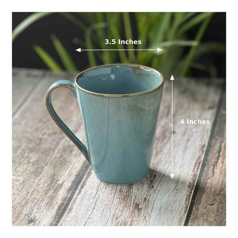 Madras Celdon Green Mugs | Set of 2 - Clayful Homes