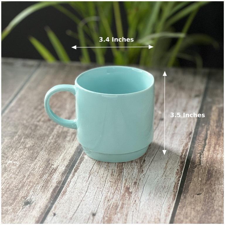 Cafe Green Mugs | Set of 2 - Clayful Homes