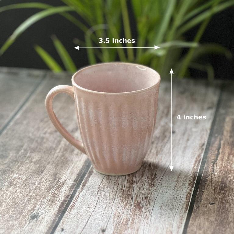 Chalk Pink Mugs | Set of 2 - Clayful Homes