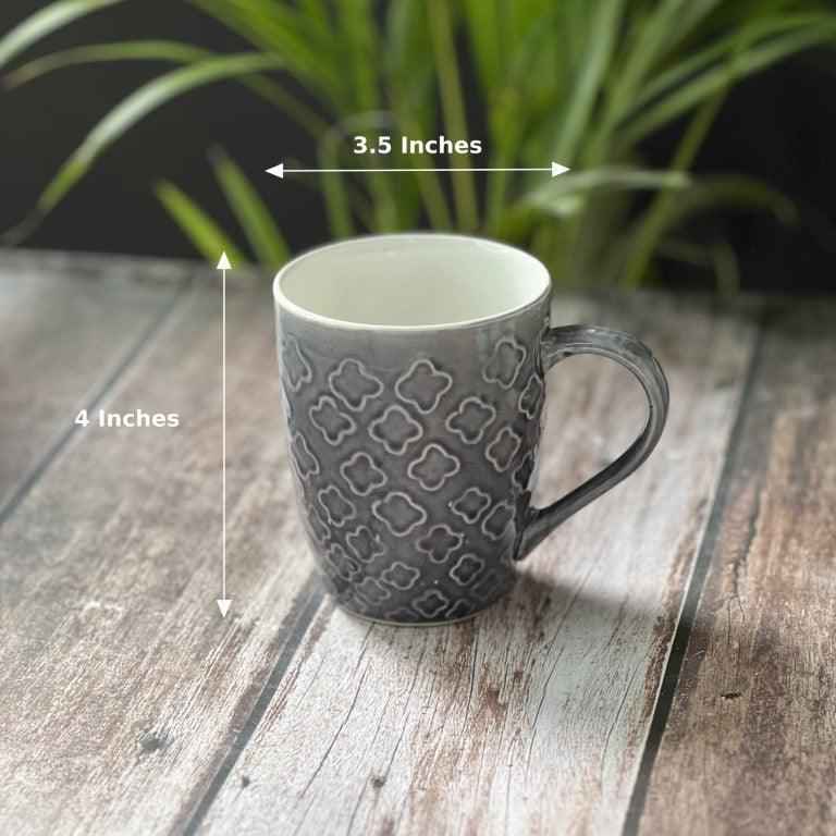 Grey Mugs | Set of 2 - Clayful Homes