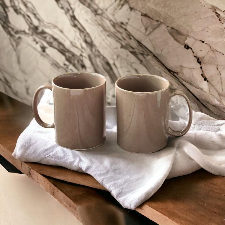 Big Brown Mugs | Set of 2 - Clayful Homes