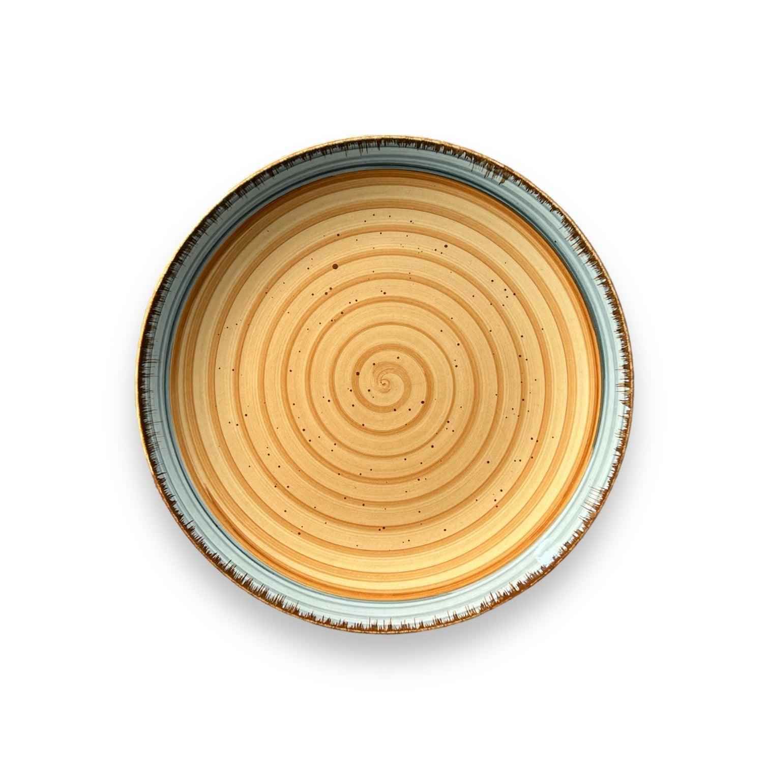 Brown & Grey Dinnerware Set (12 Pcs) - Clayful Homes