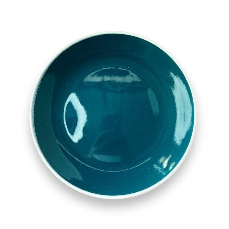 Peacock Green Dinner Set (12 Pcs) - Clayful Homes