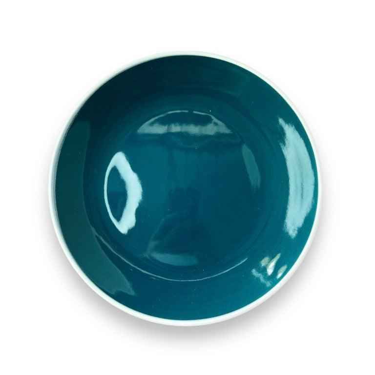 Peacock Green Dinner Set (12 Pcs) - Clayful Homes