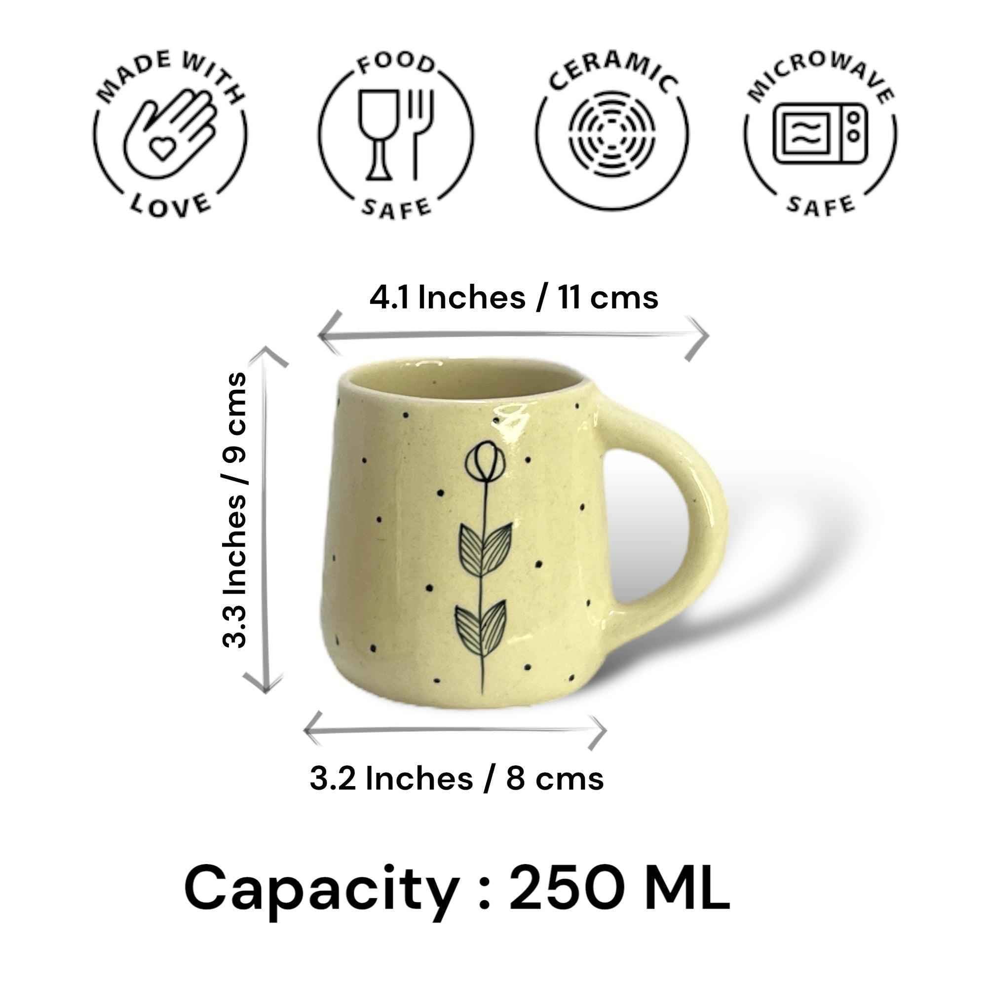 Closed Tulip Mugs - Clayful Homes