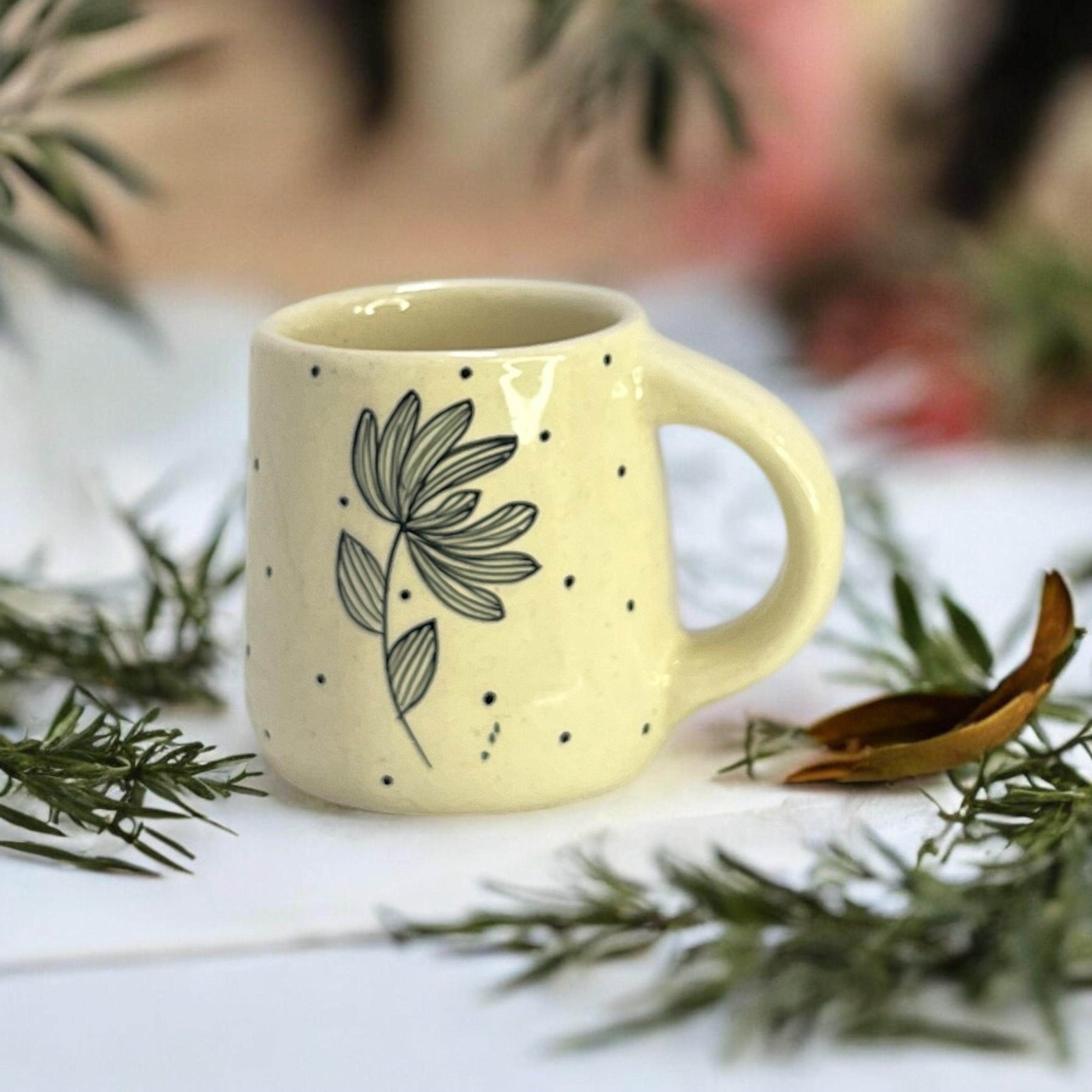 Open Tulip Mugs - Clayful Homes