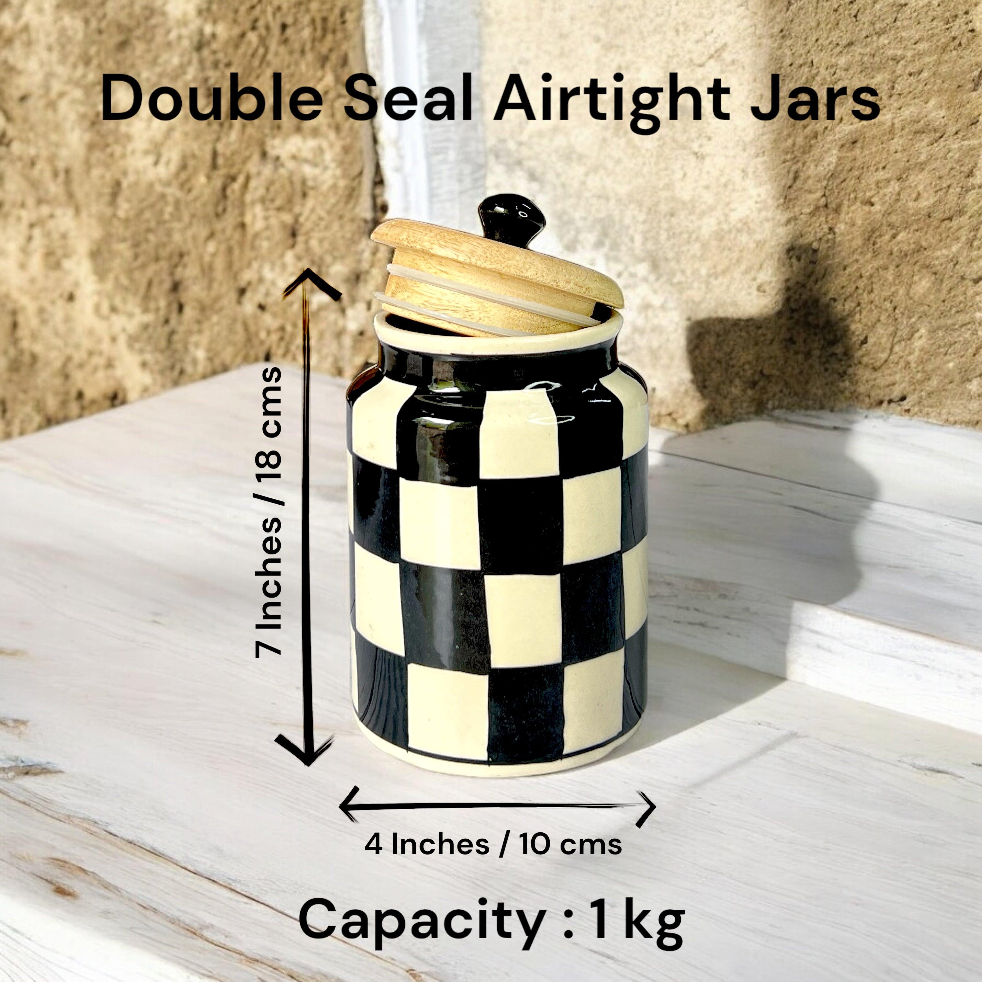 Ceramic Chess Jars - Clayful Homes