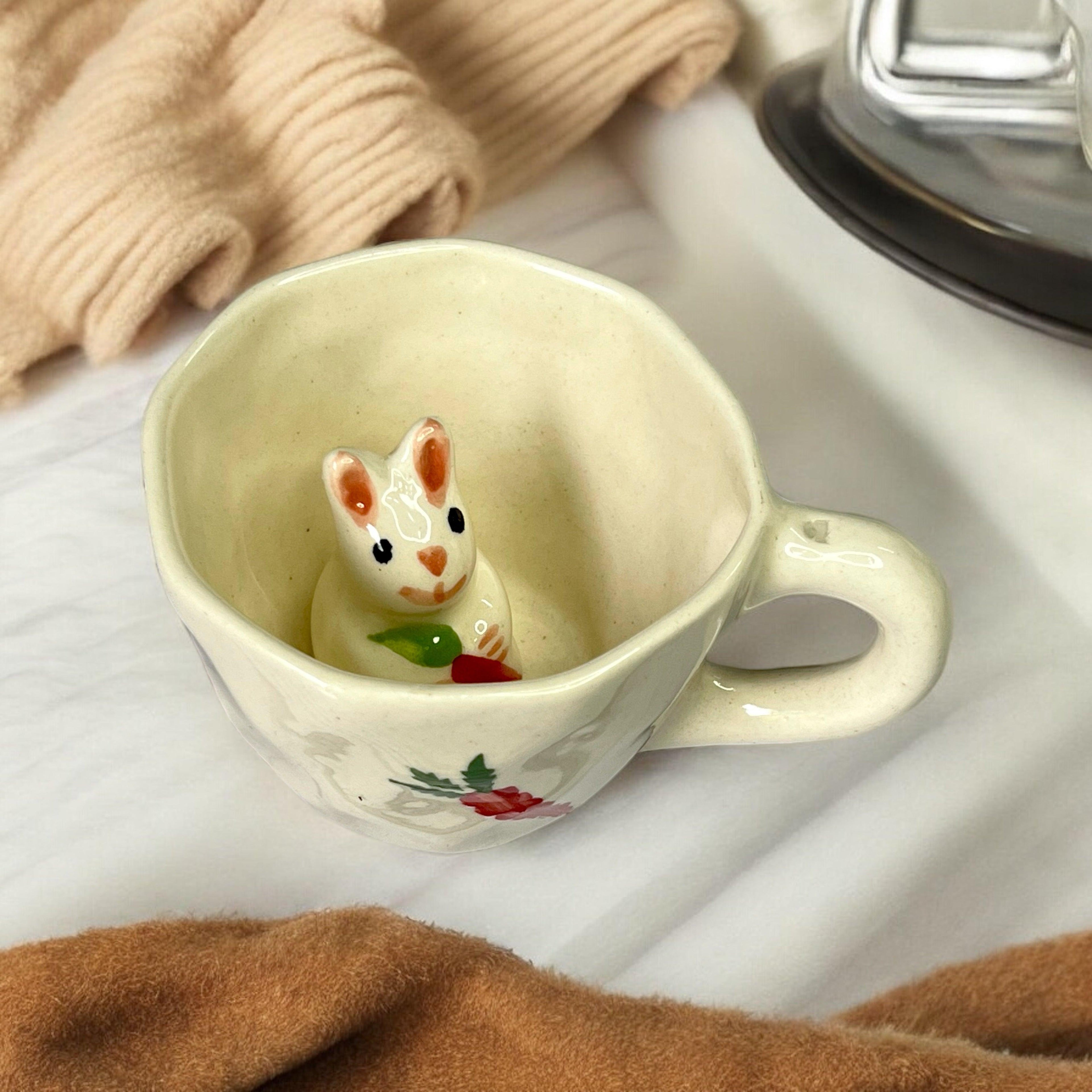 Hop Rabbit Mug - Clayful Homes