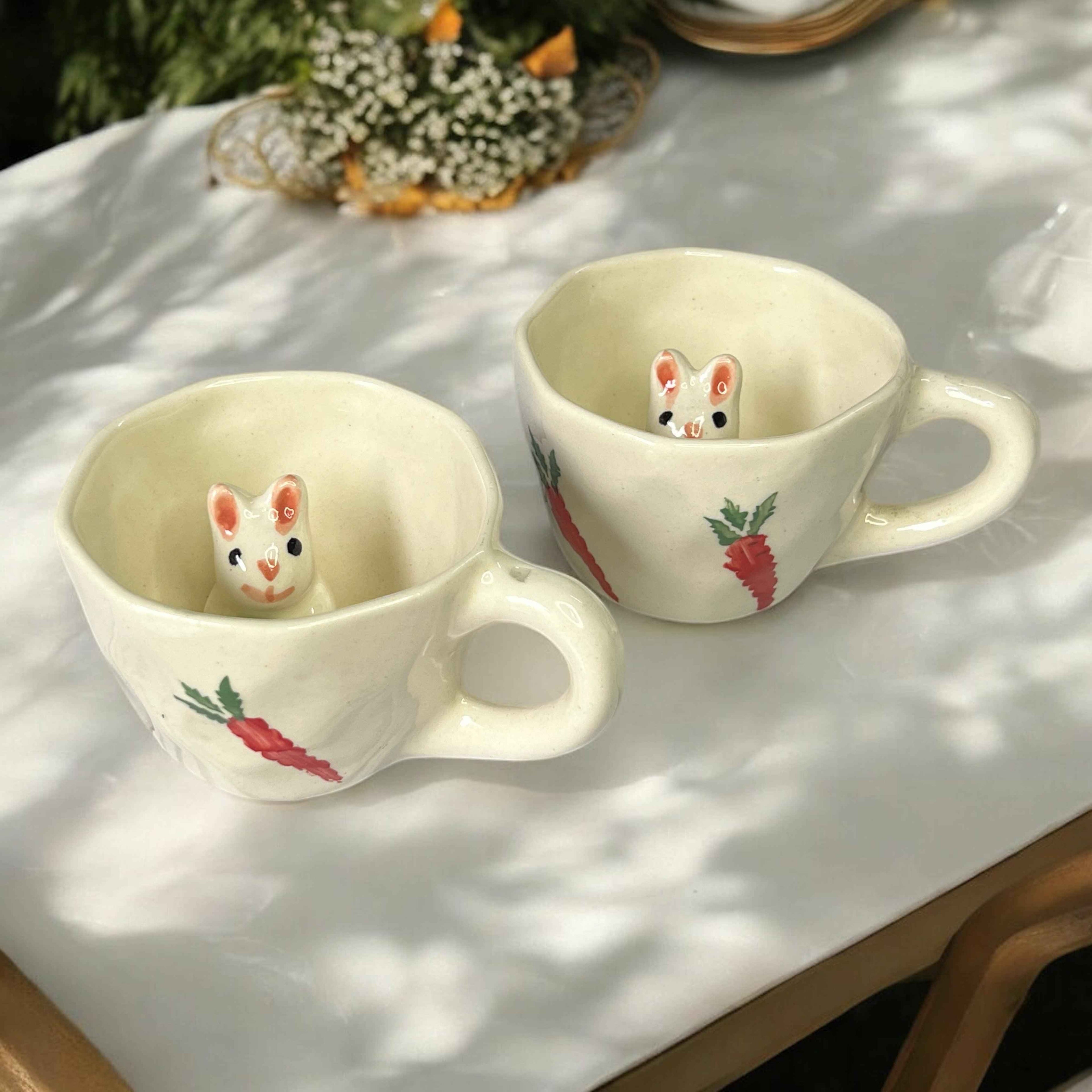Hop Rabbit Mug - Clayful Homes