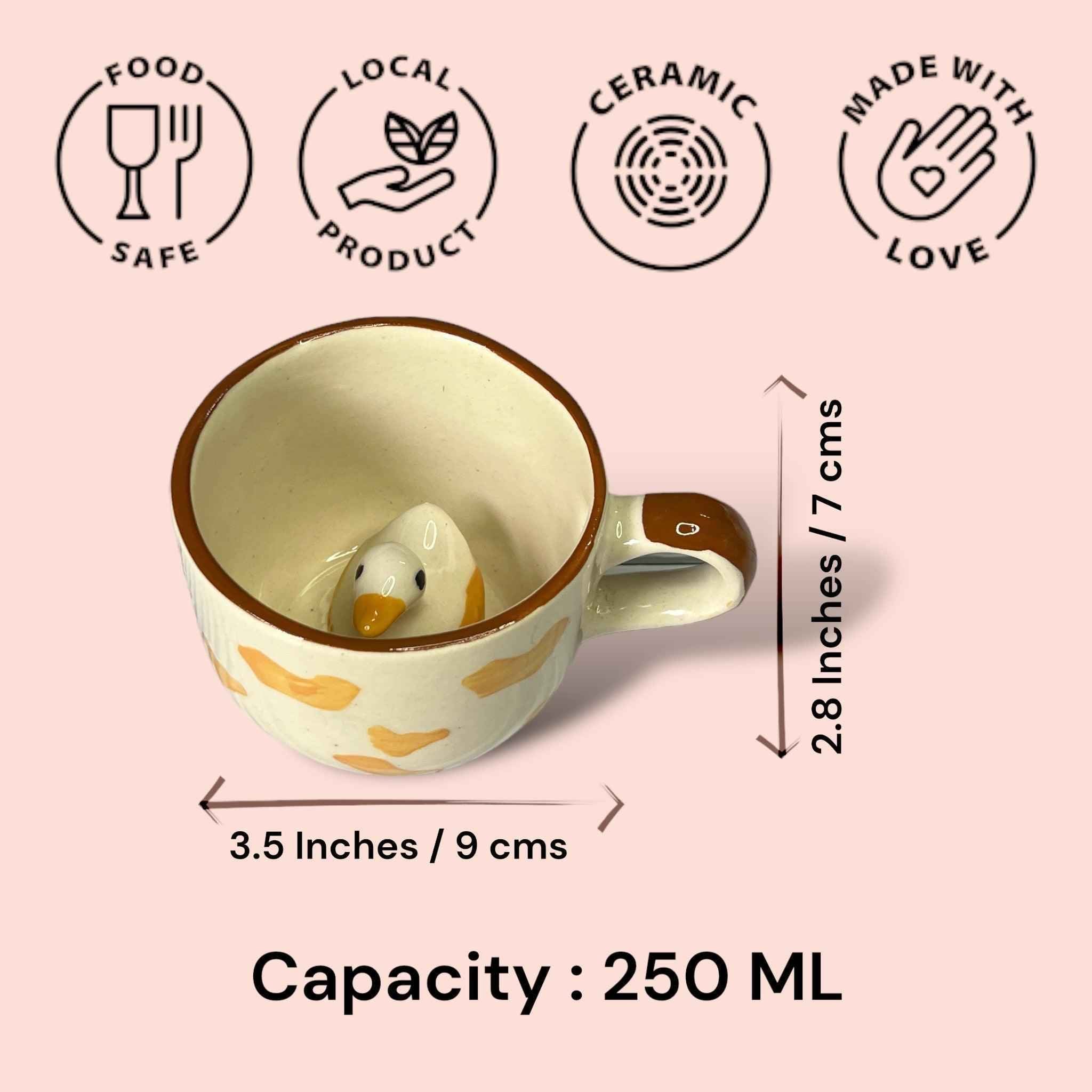 Quack Duck Mug - Clayful Homes