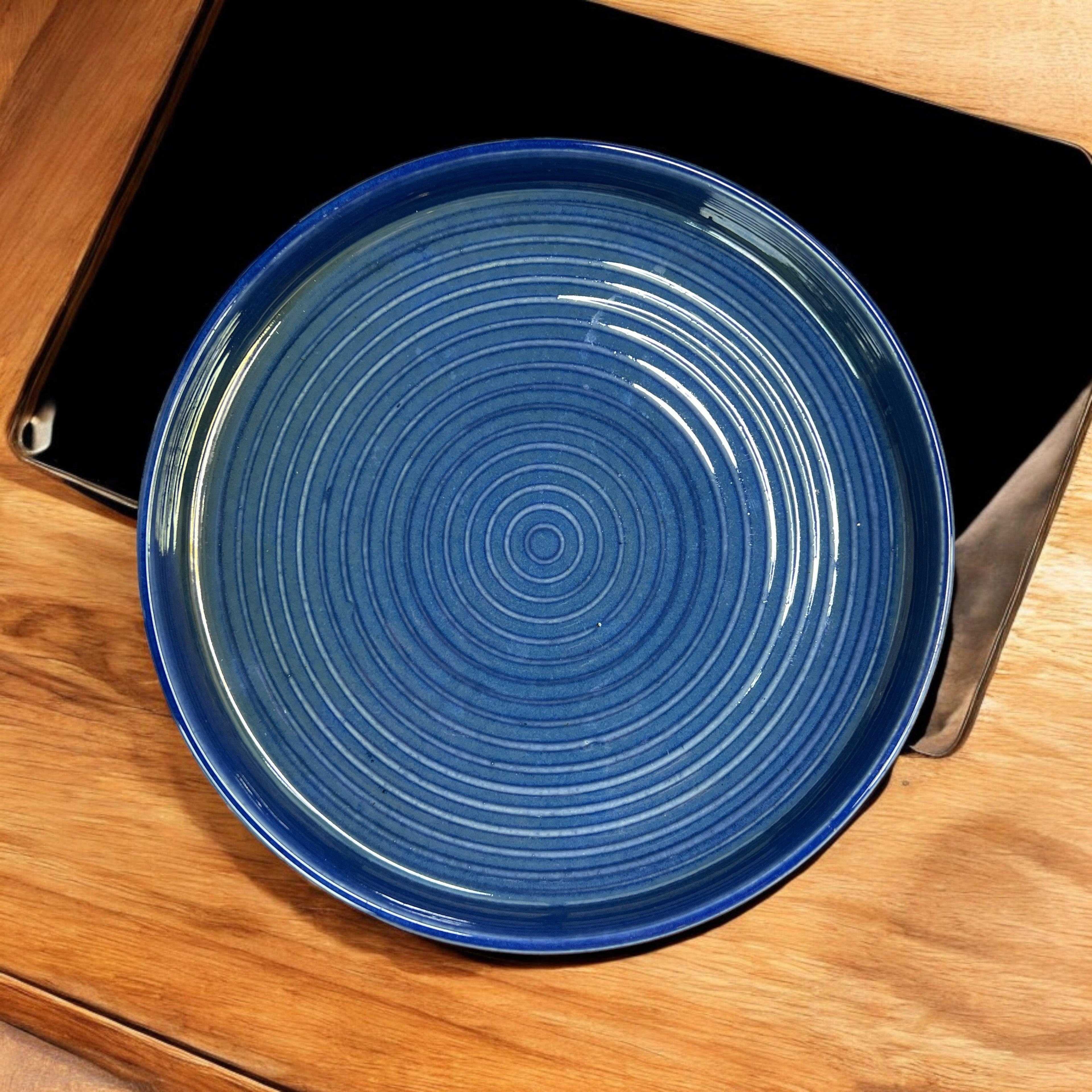 Mid Night Blue Serving Platter - Clayful Homes