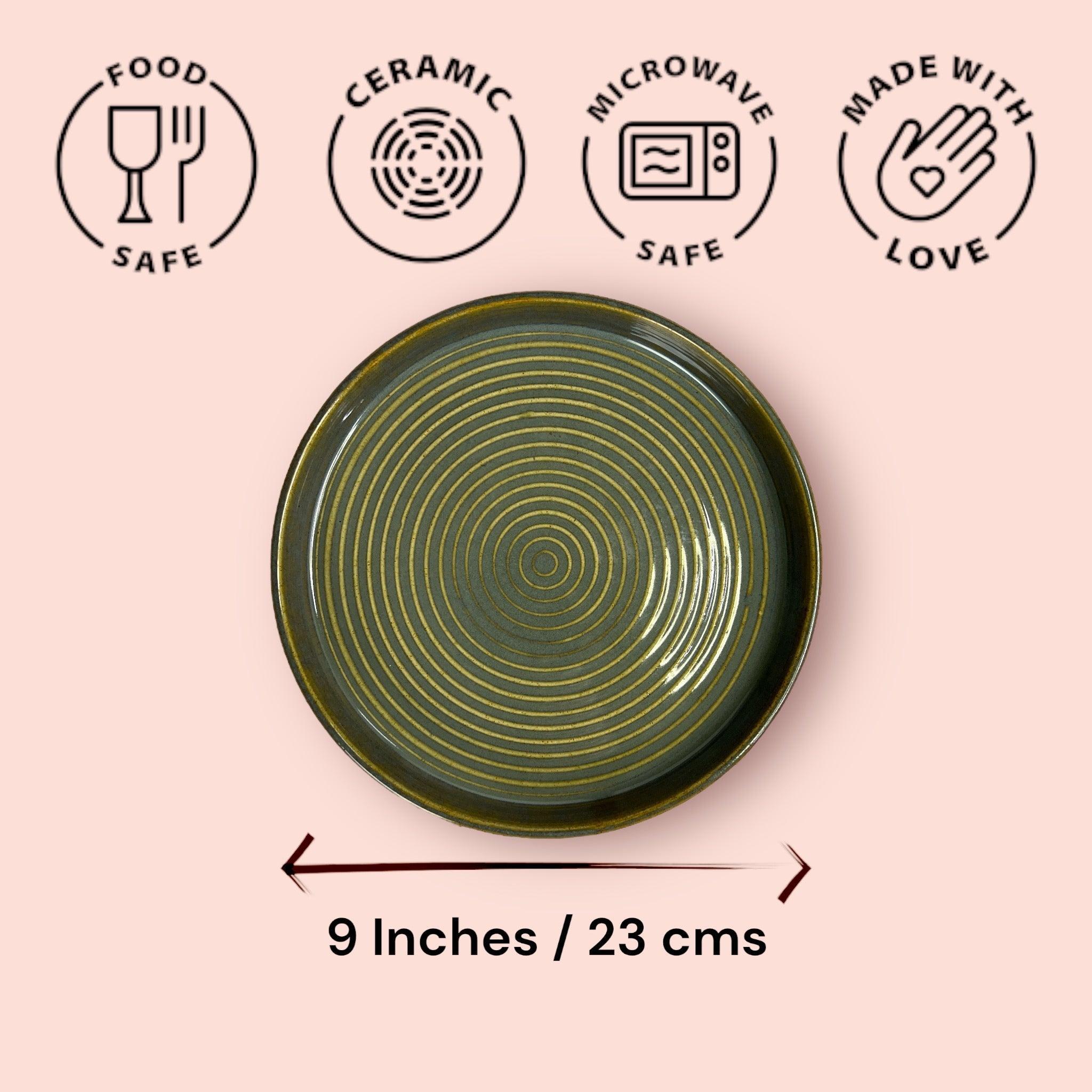 Studio Green Serving Platter - Clayful Homes