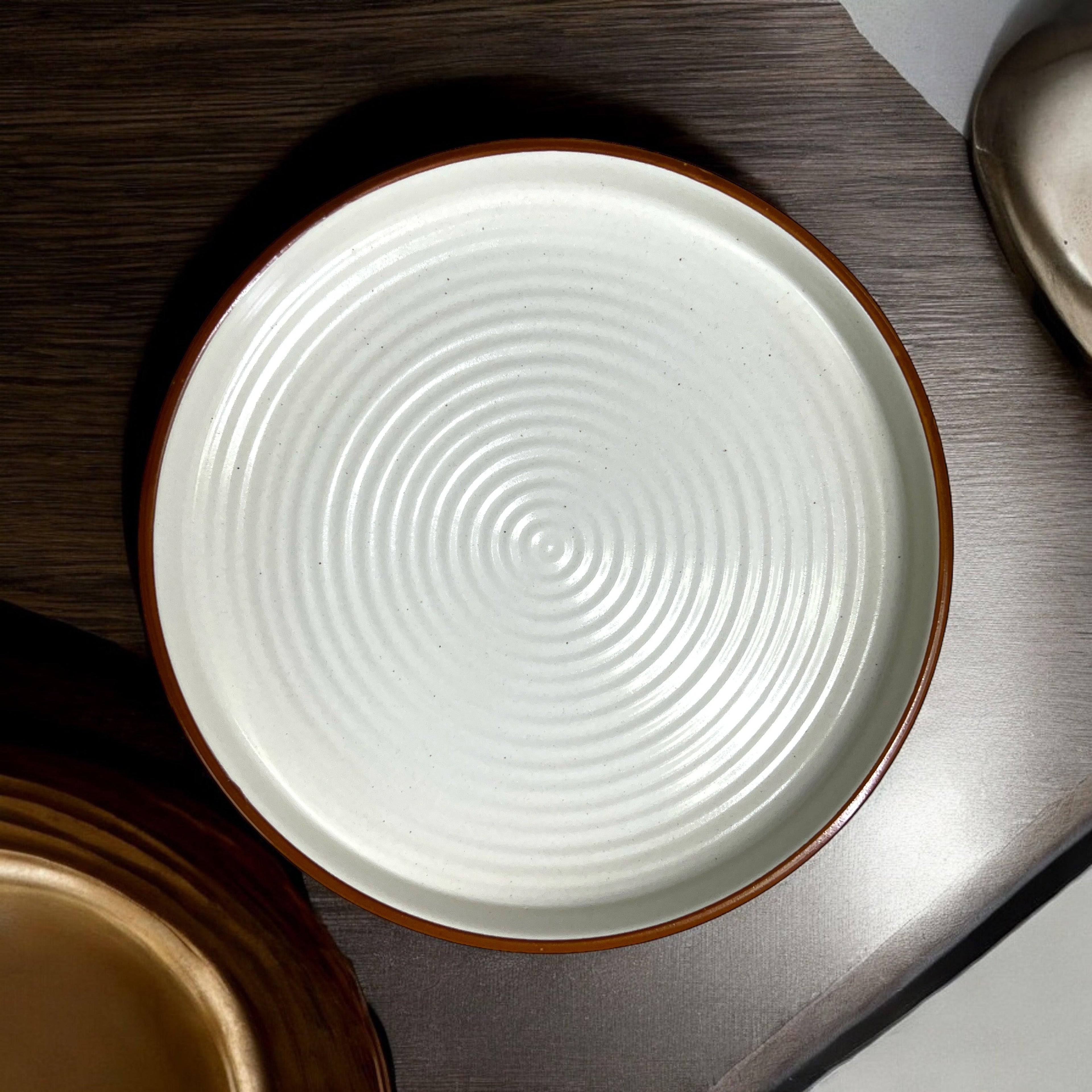 White Marble Serving Platter - Clayful Homes