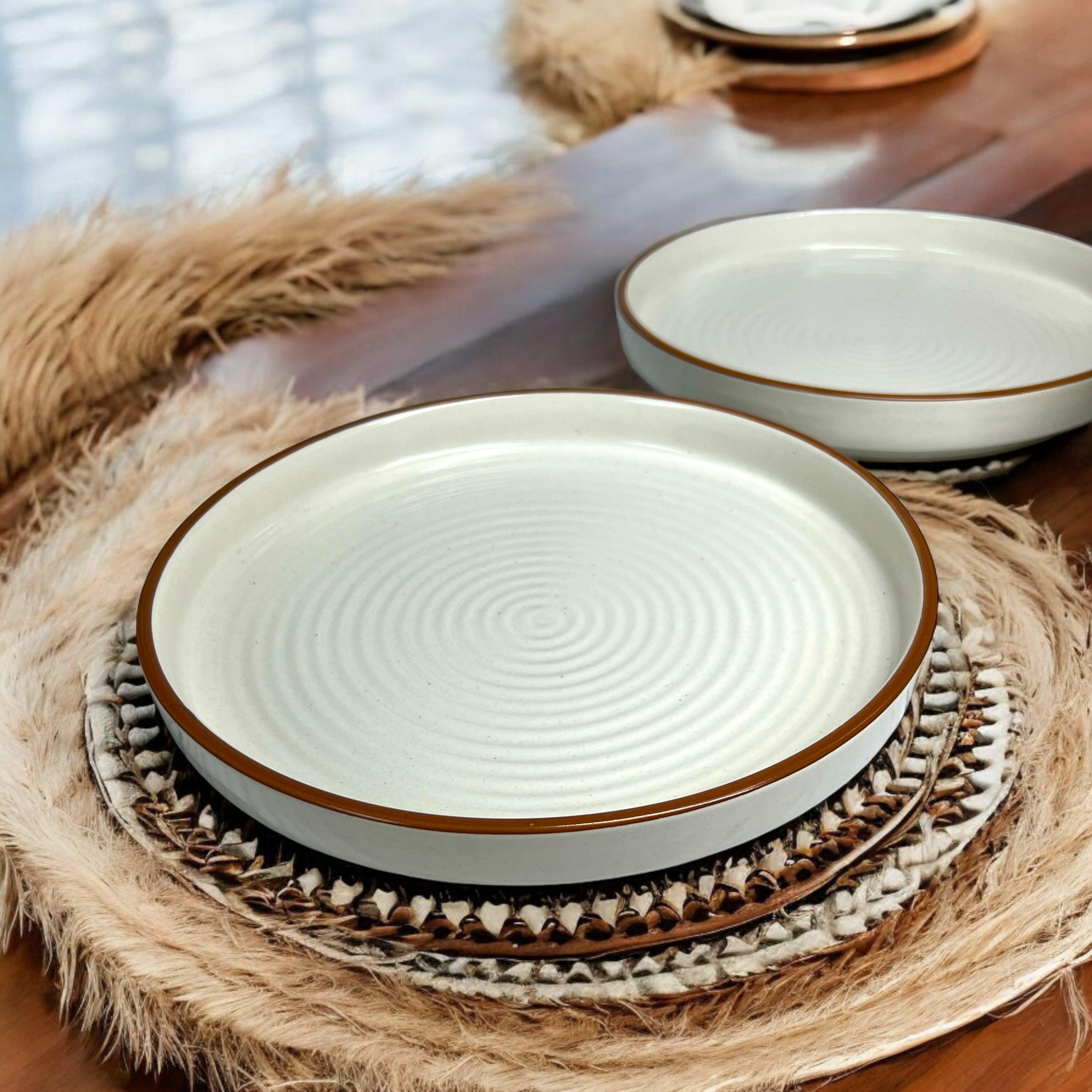 White Marble Serving Platter - Clayful Homes