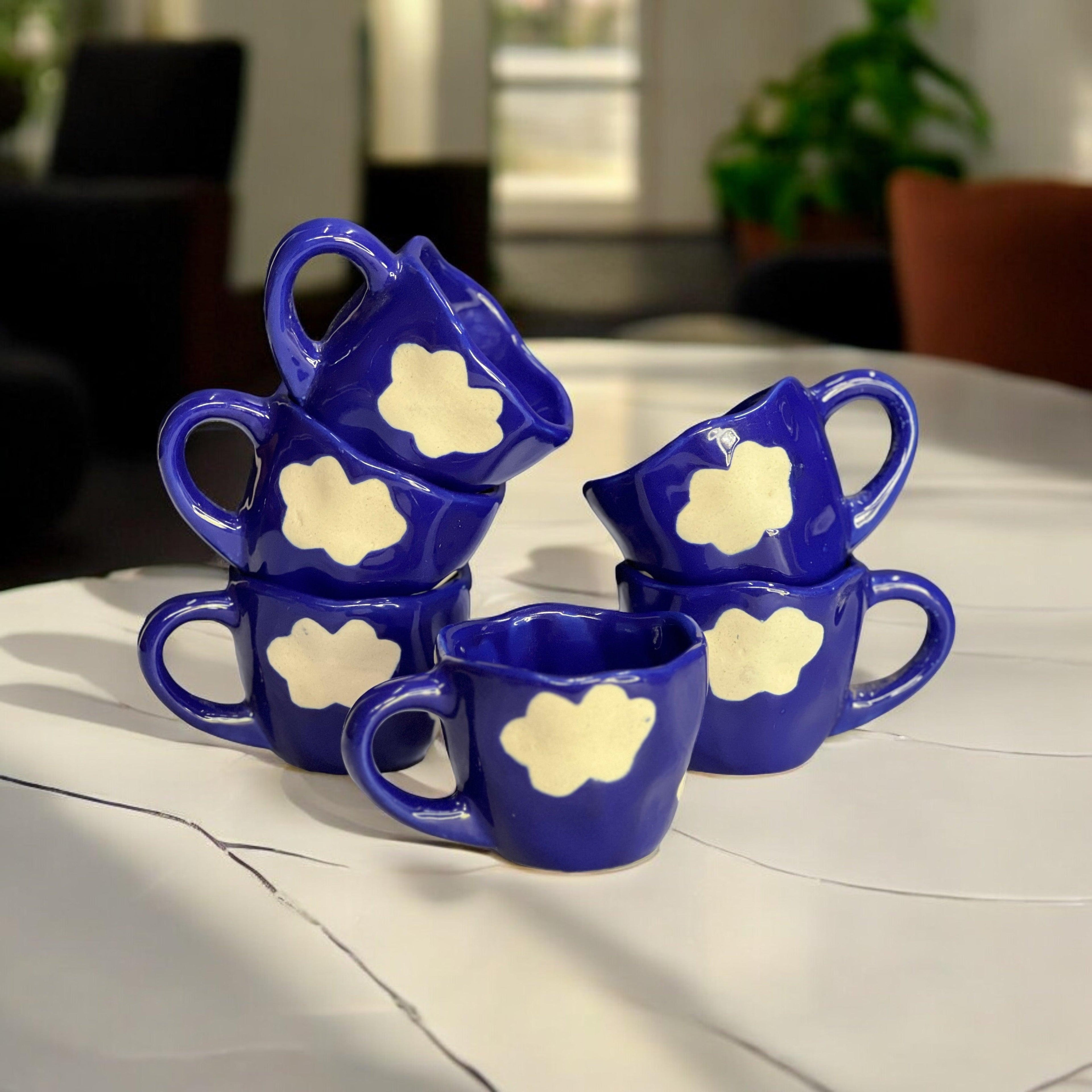 Cloud Nine Mugs Set of 6 - Clayful Homes