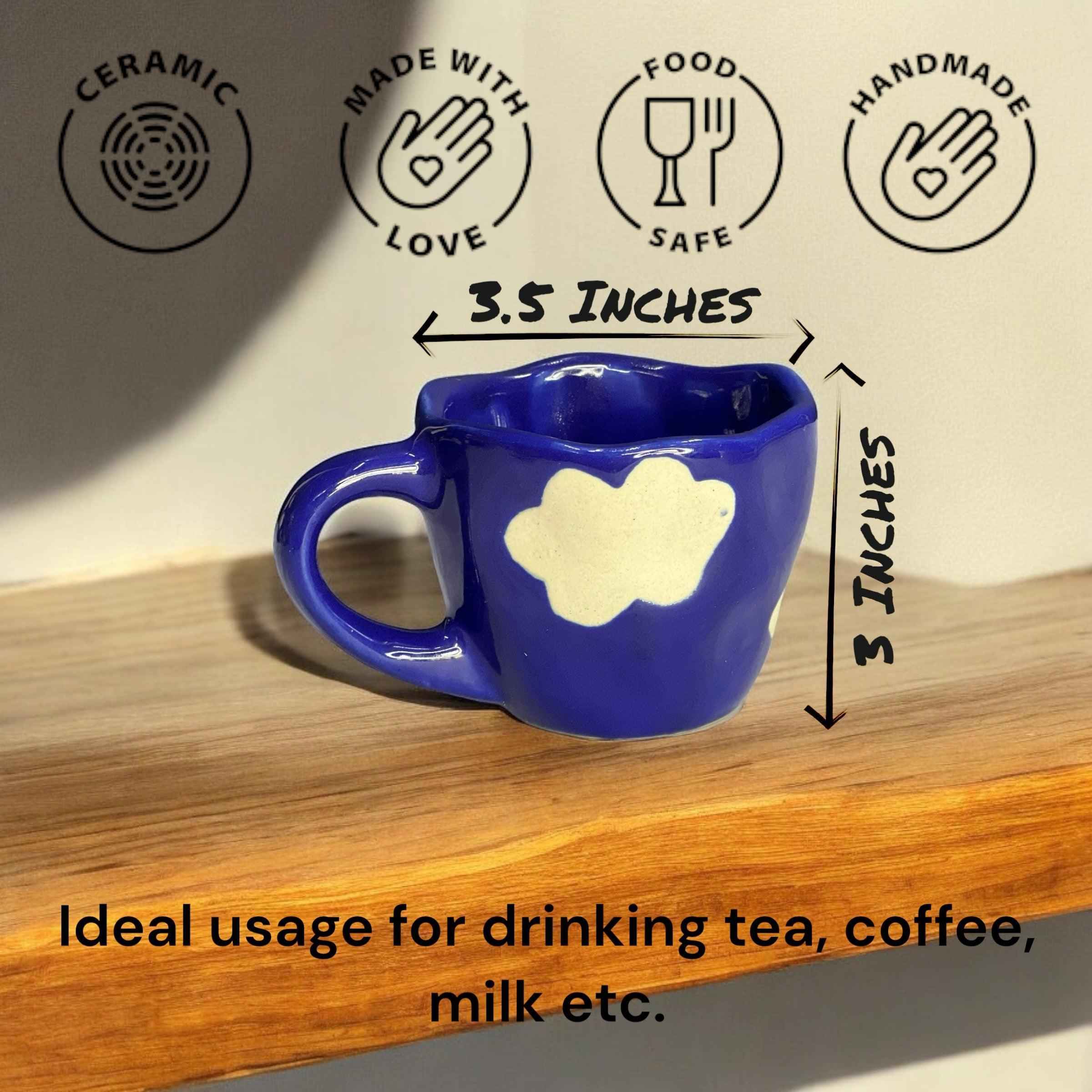 Cloud Nine Mugs Set of 6 - Clayful Homes
