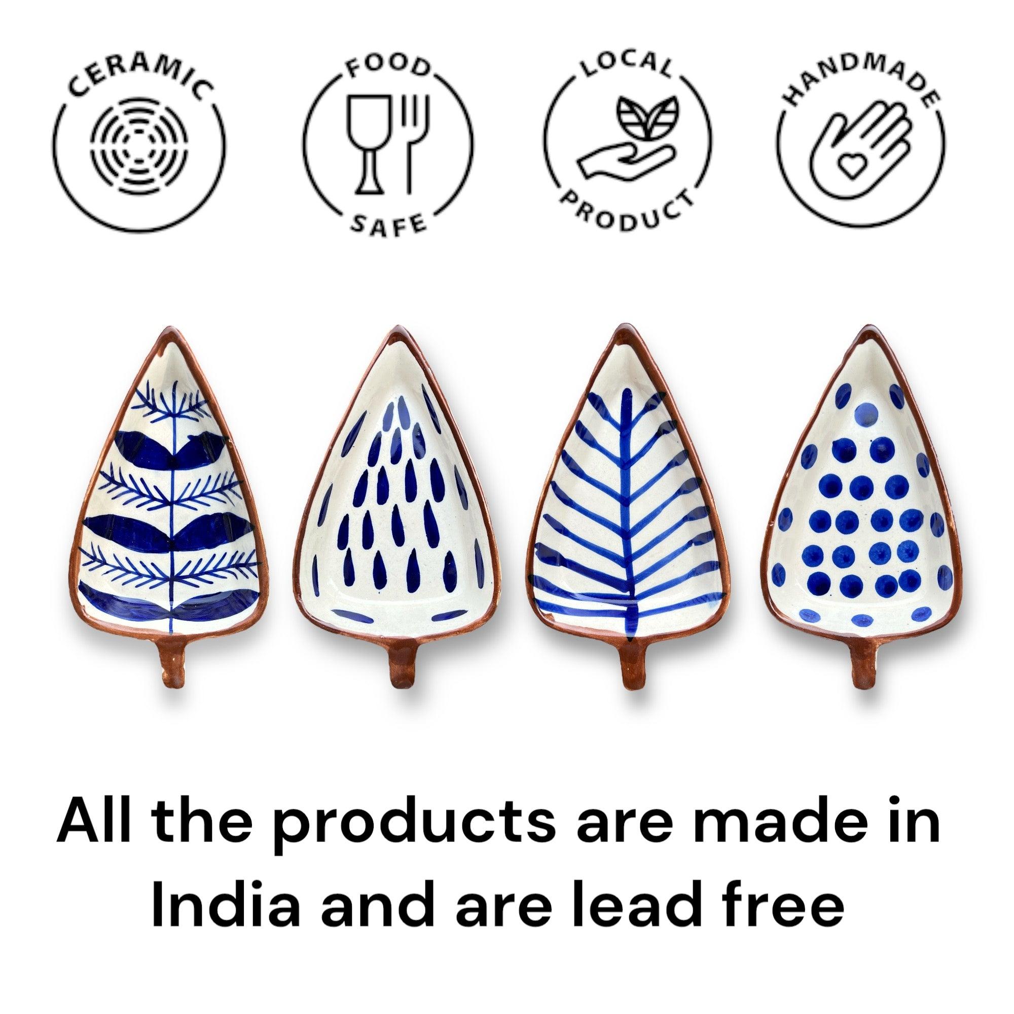 Leaf Platter - Clayful Homes