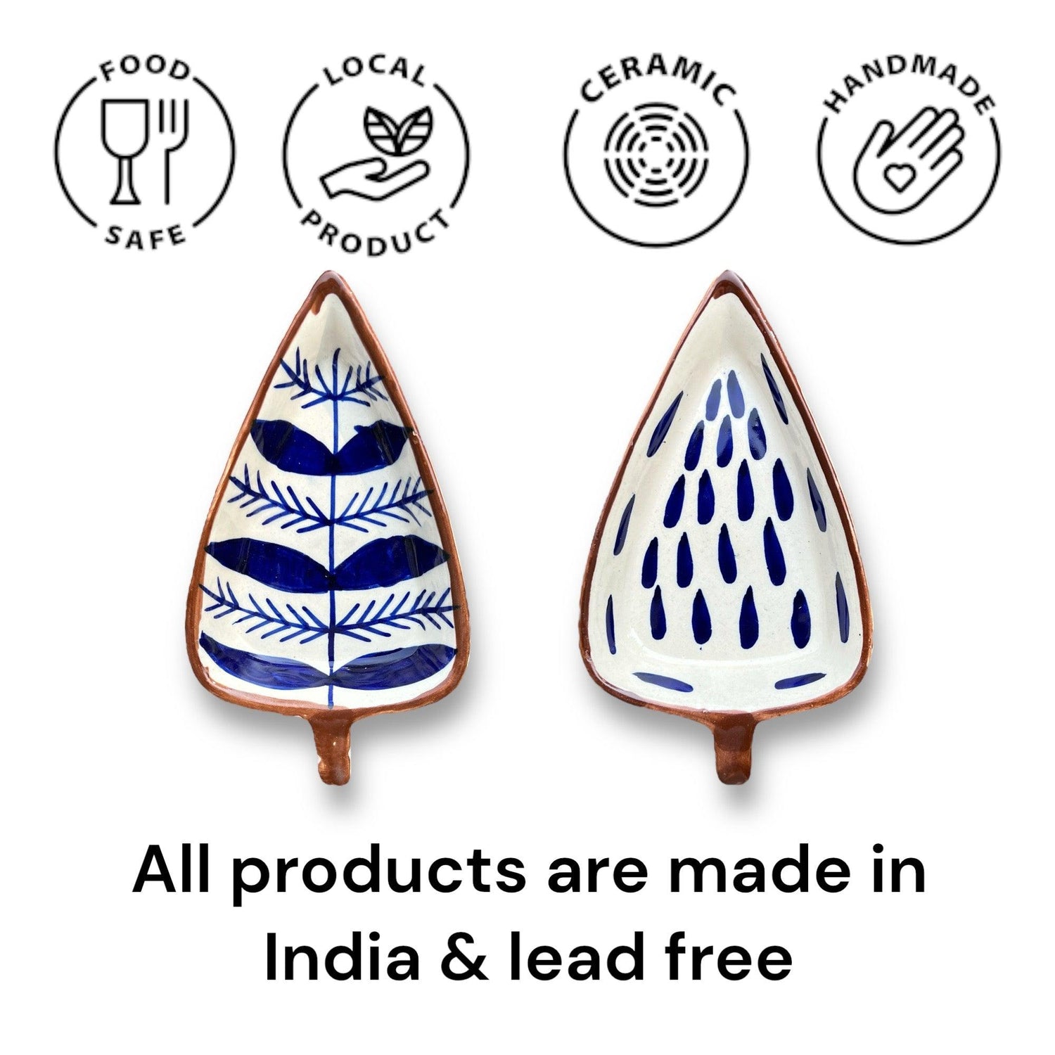 Leaf Platter - Clayful Homes