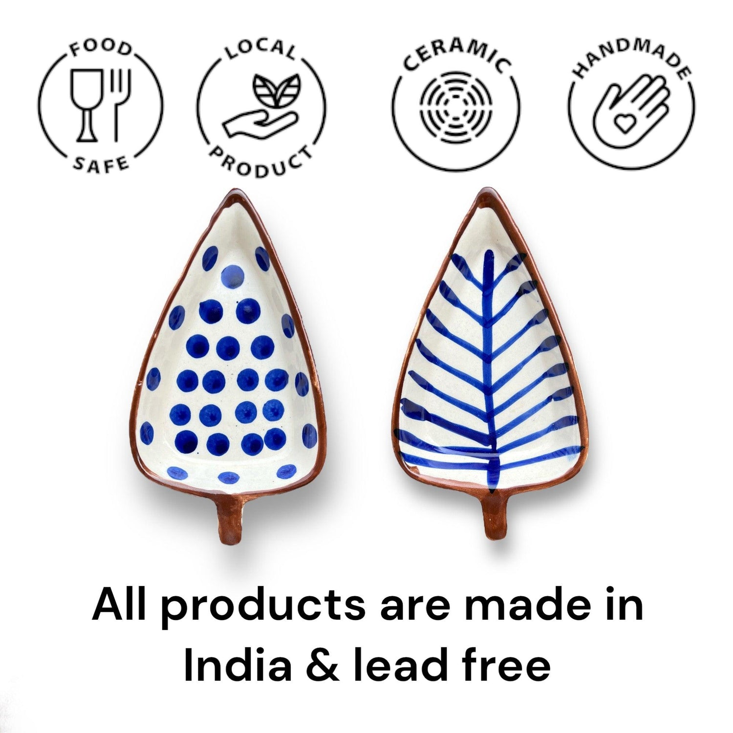 Leaf Platter - Clayful Homes