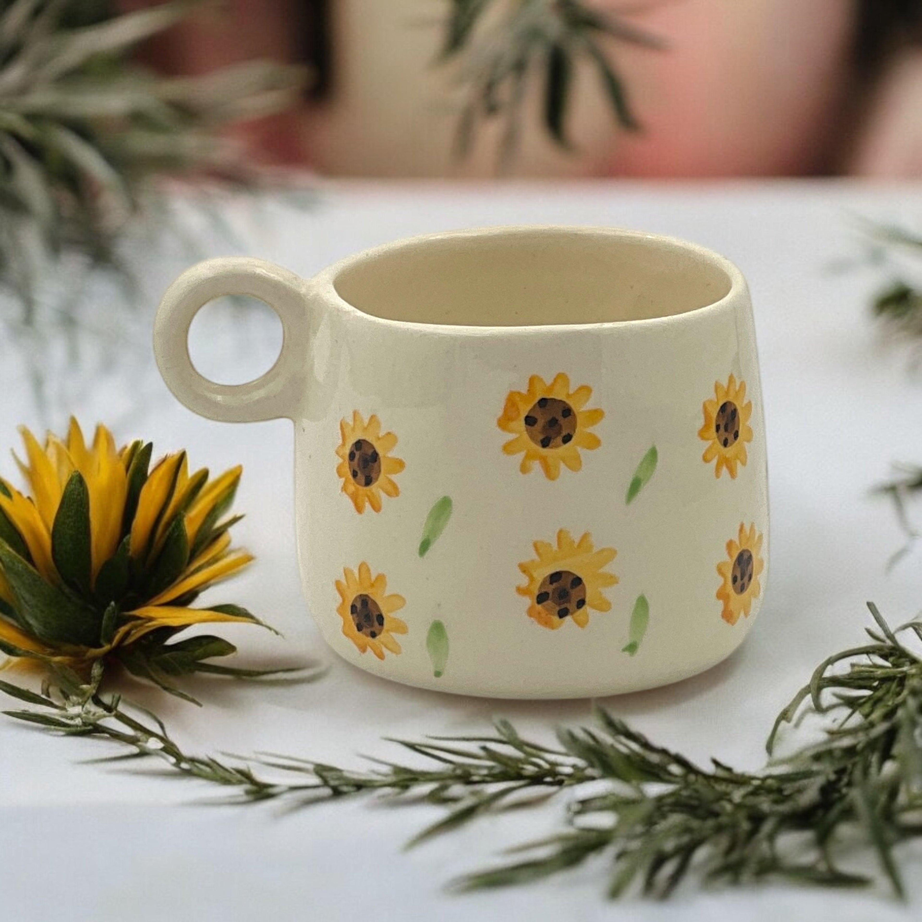 Two Sunfacing Mugs - Clayful Homes