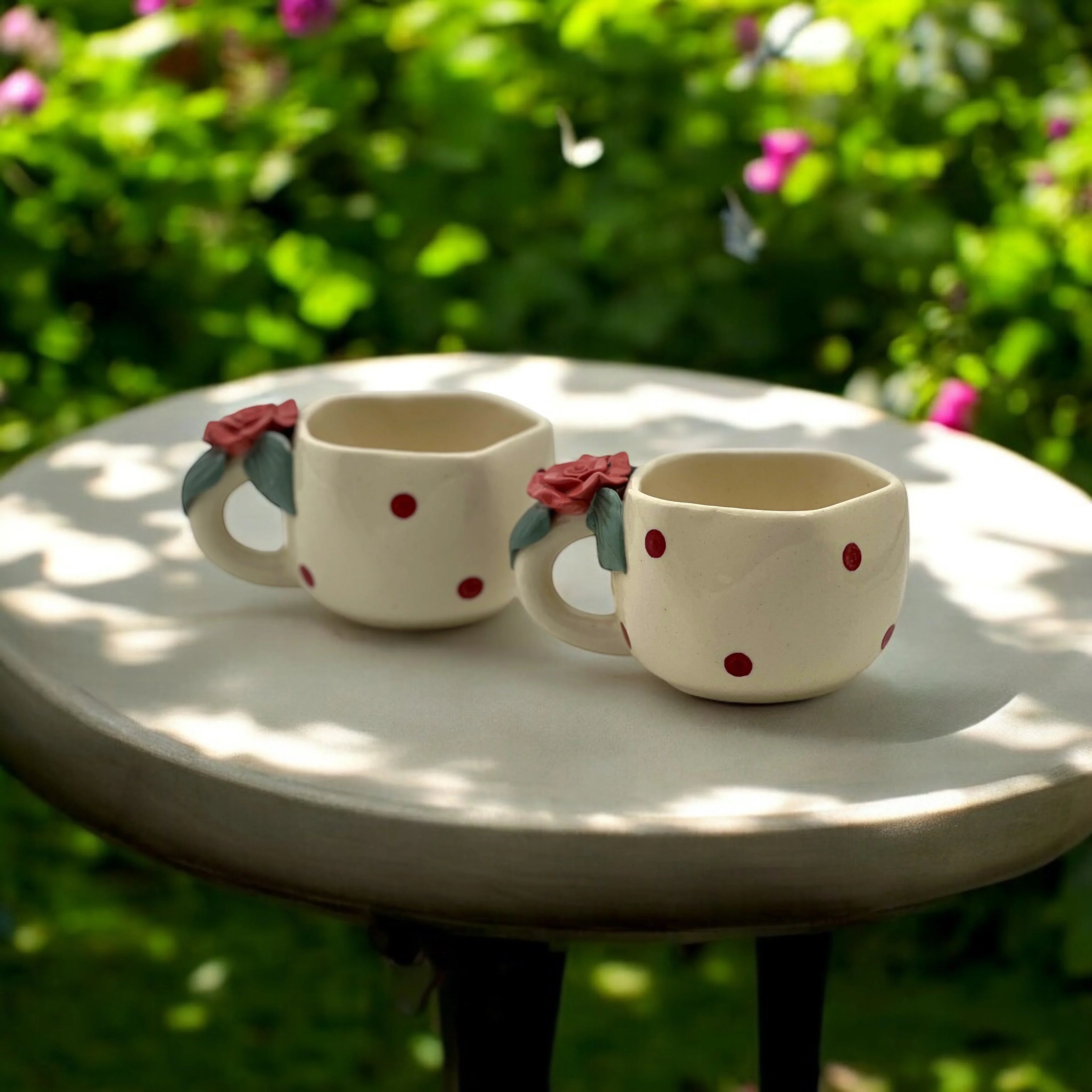 Rose given twice Set of 6 - Clayful Homes