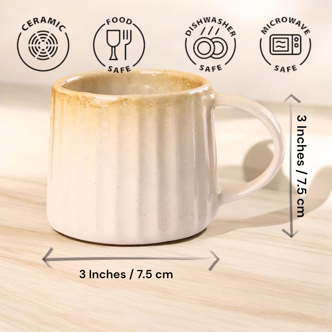 Fab Bharat Mugs Brown - Clayful Homes