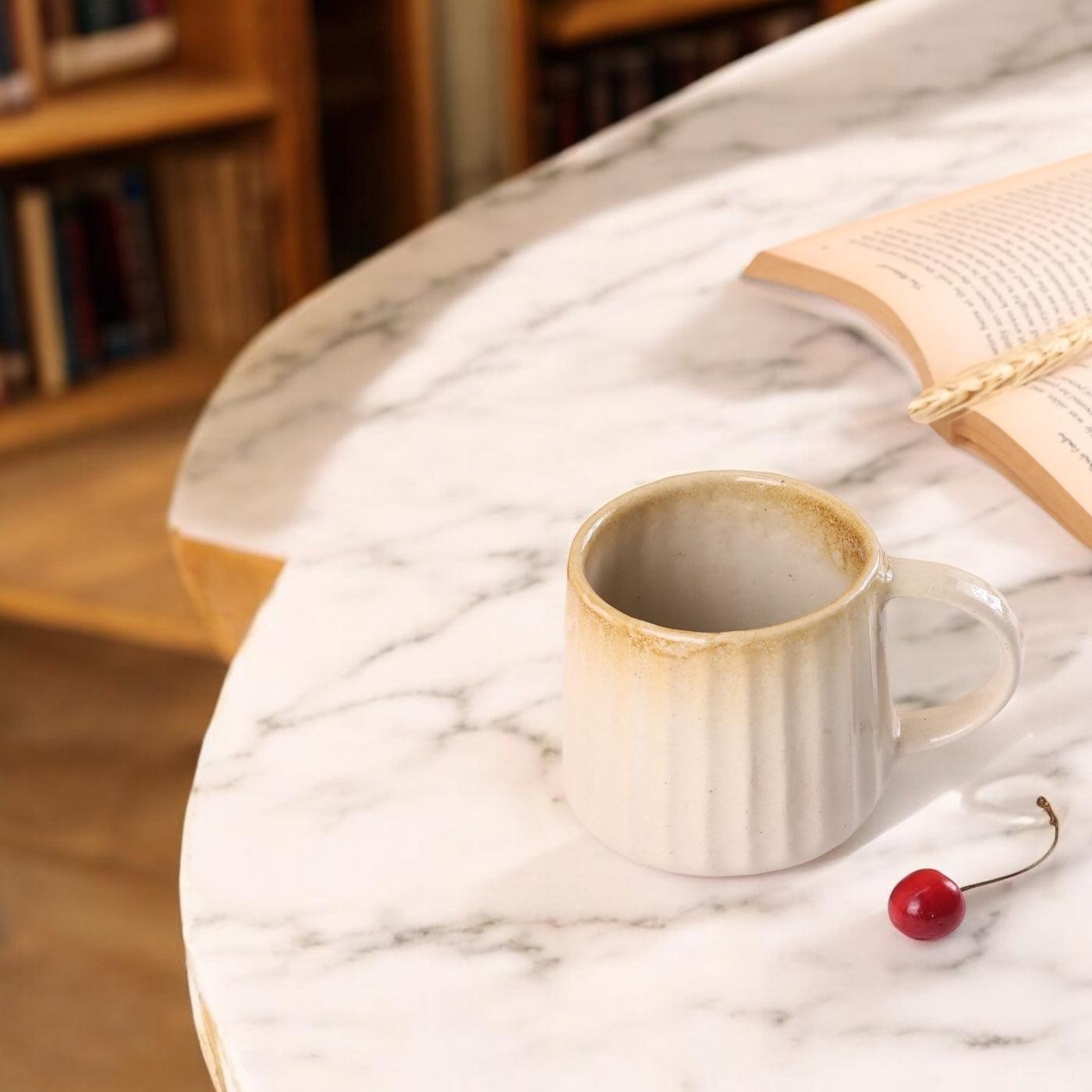 Fab Bharat Mugs Brown - Clayful Homes