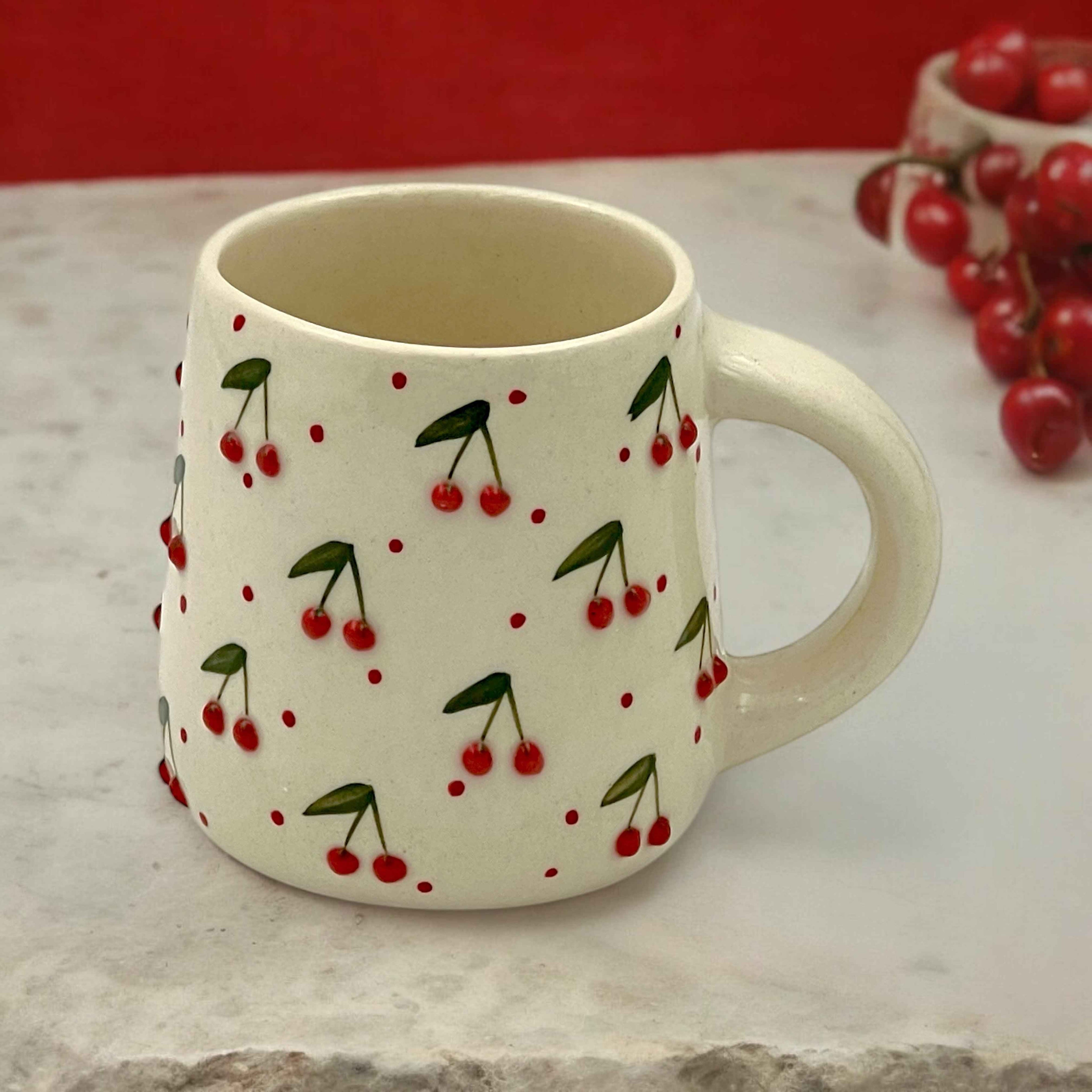 Cherry over the Cake set - Clayful Homes