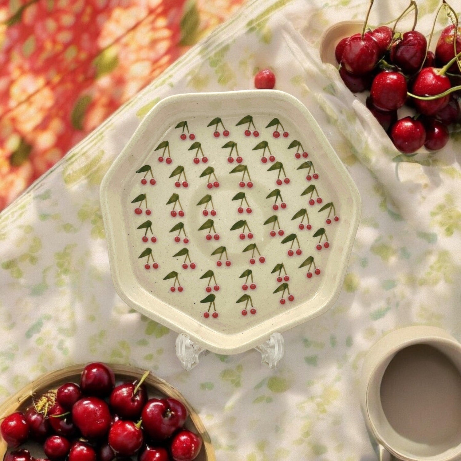 Cherry over the Cake set - Clayful Homes