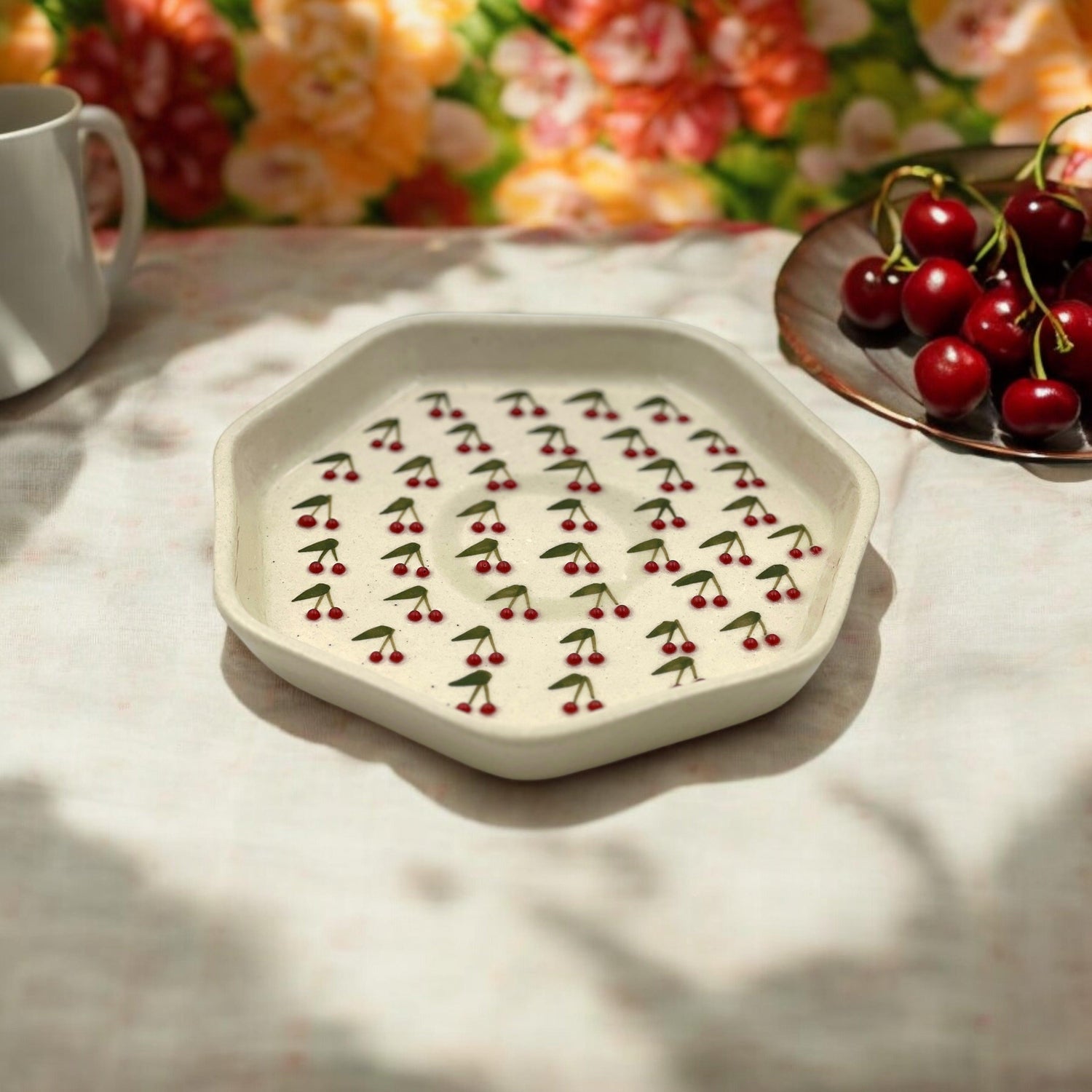 Cherry over the Cake set - Clayful Homes