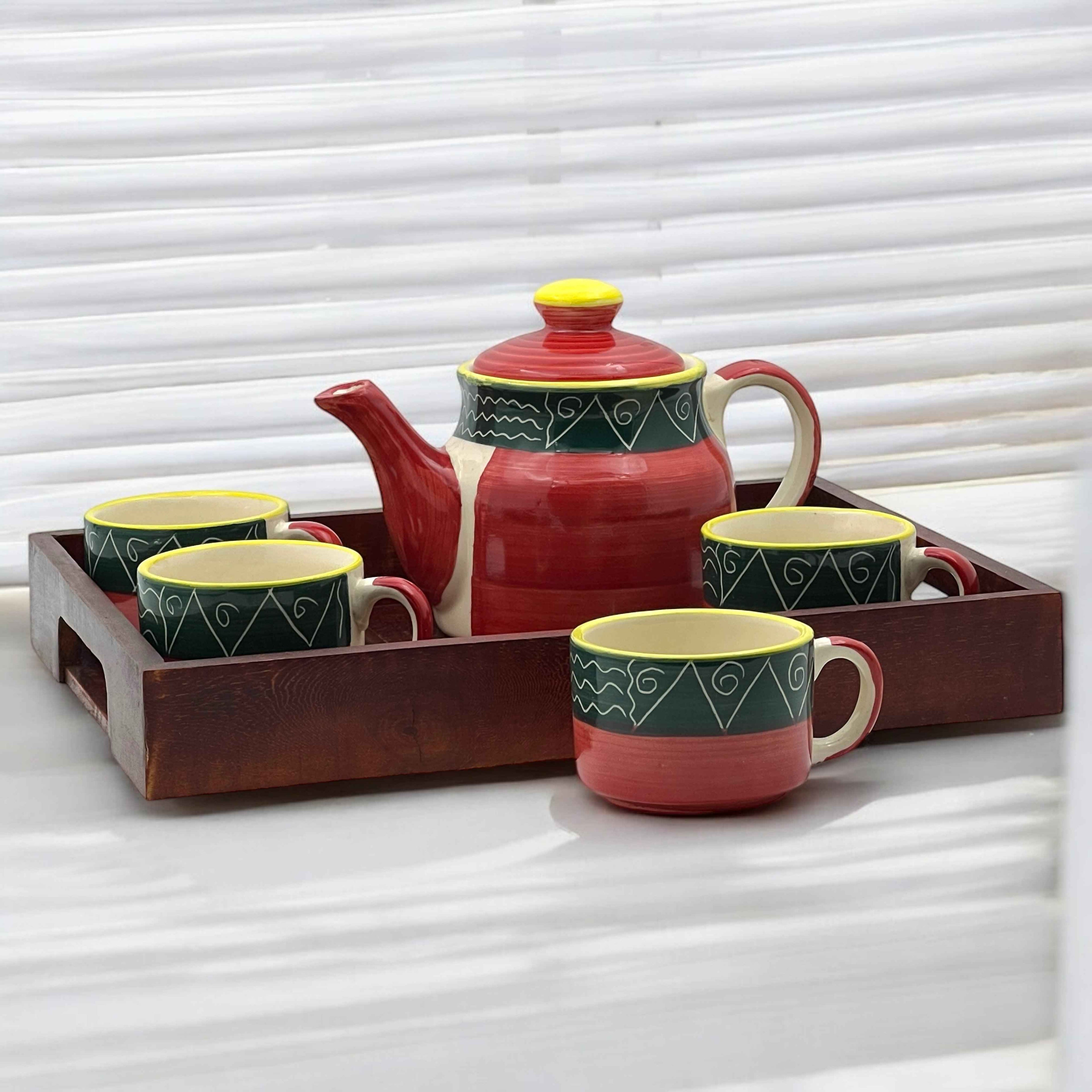 Wooden Peacock Four - Clayful Homes