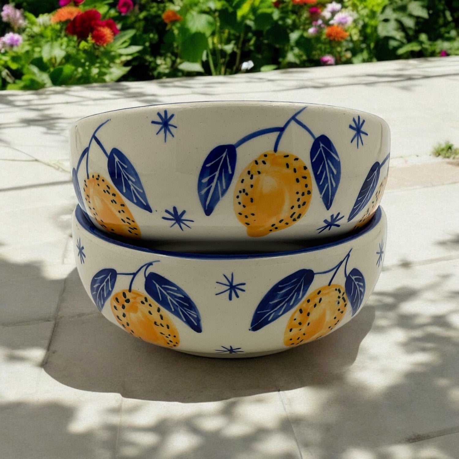 Two Lemon Bowls - Clayful Homes