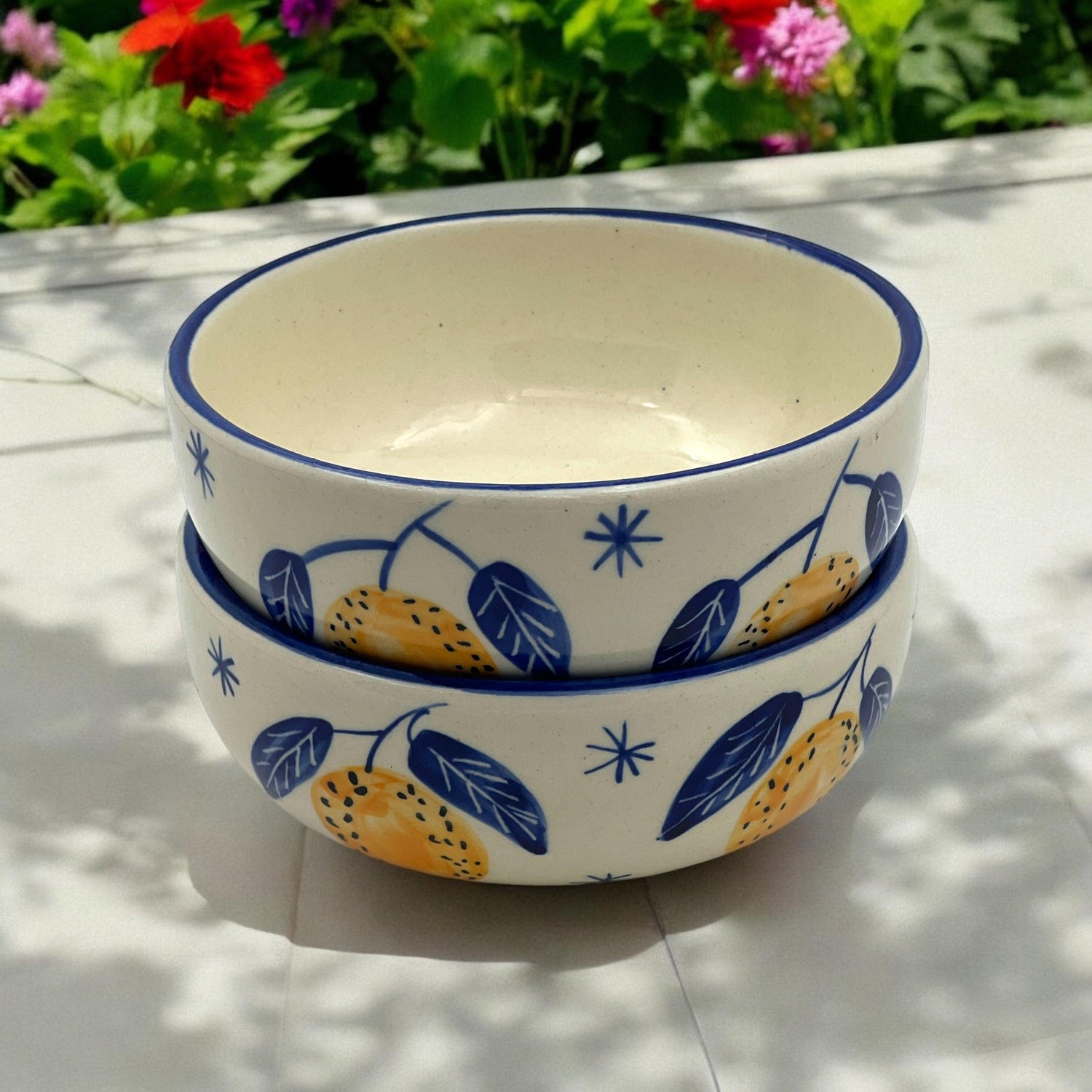 Two Lemon Bowls - Clayful Homes
