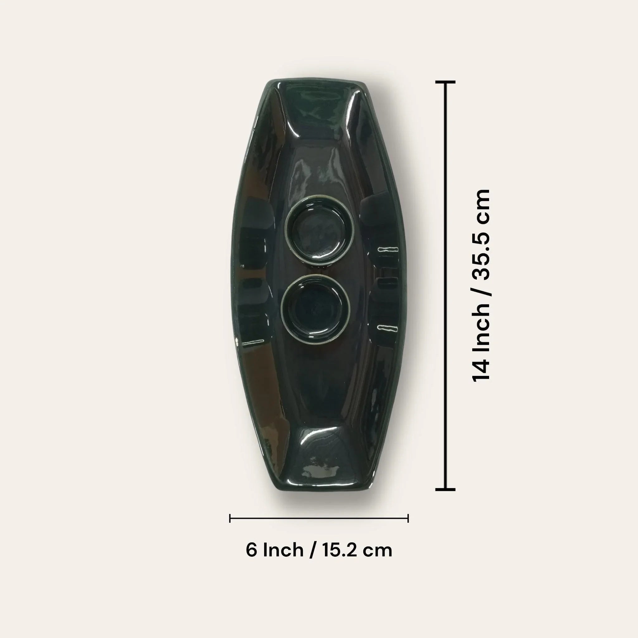 Antique Snacks Platter - Clayful Homes