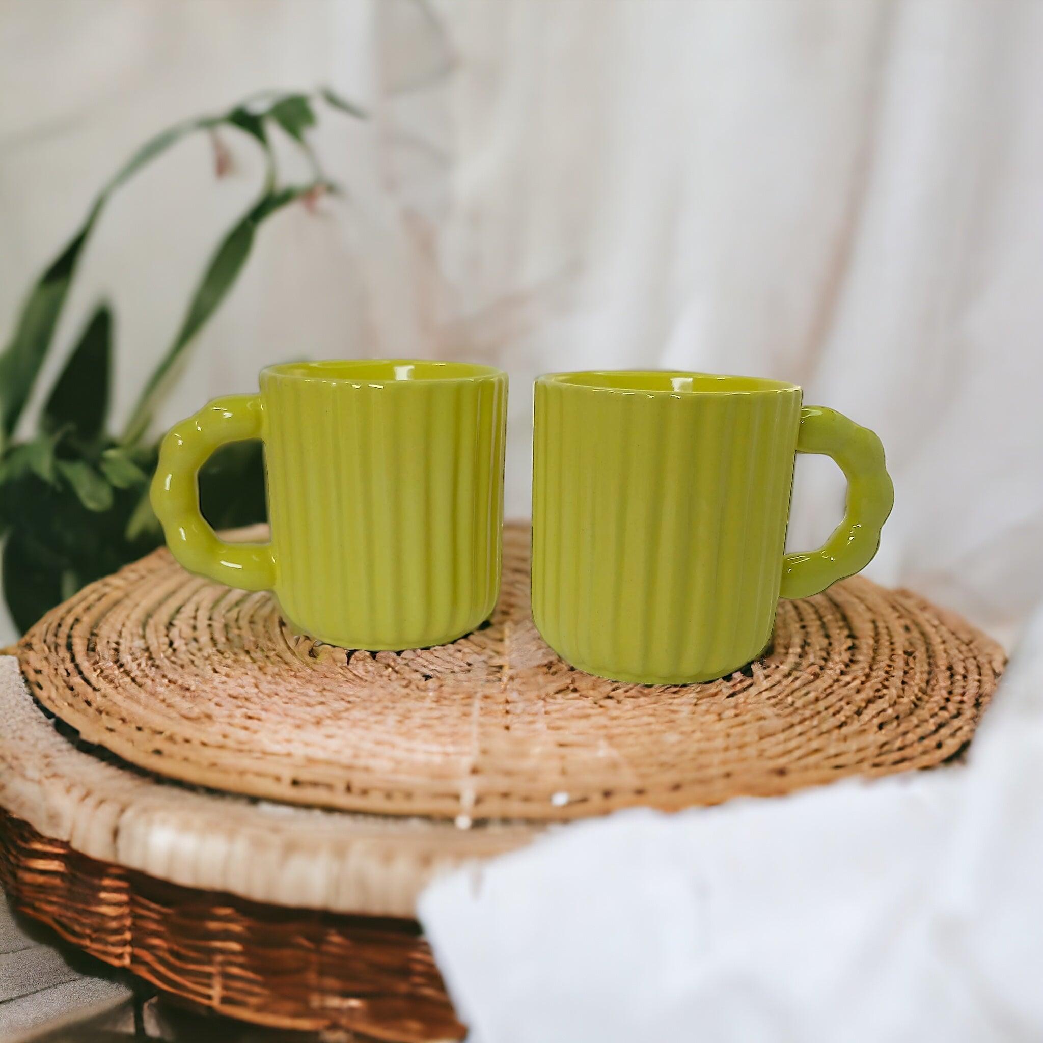 Mustard Bracelet Mug - Clayful Homes
