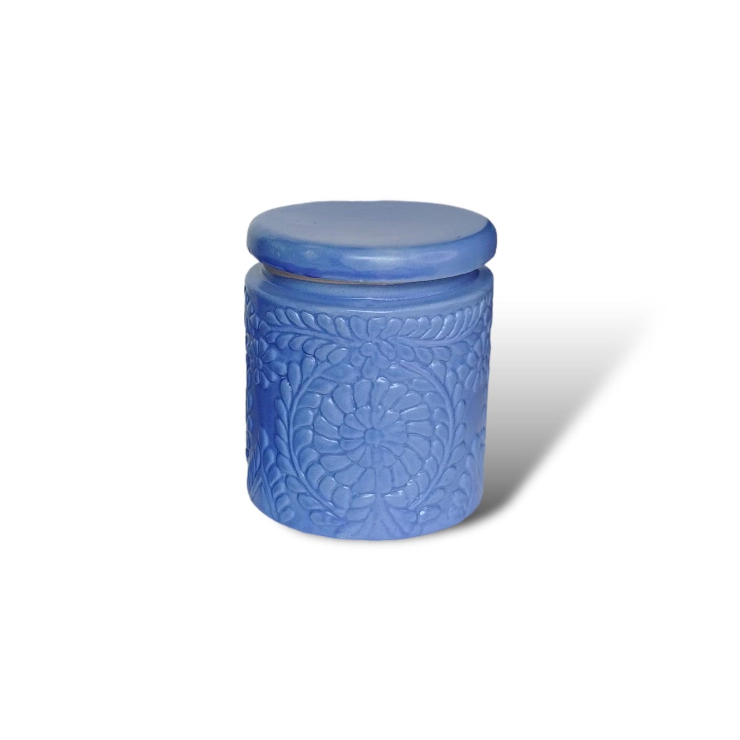 Two Dark Blue Jars - Clayful Homes